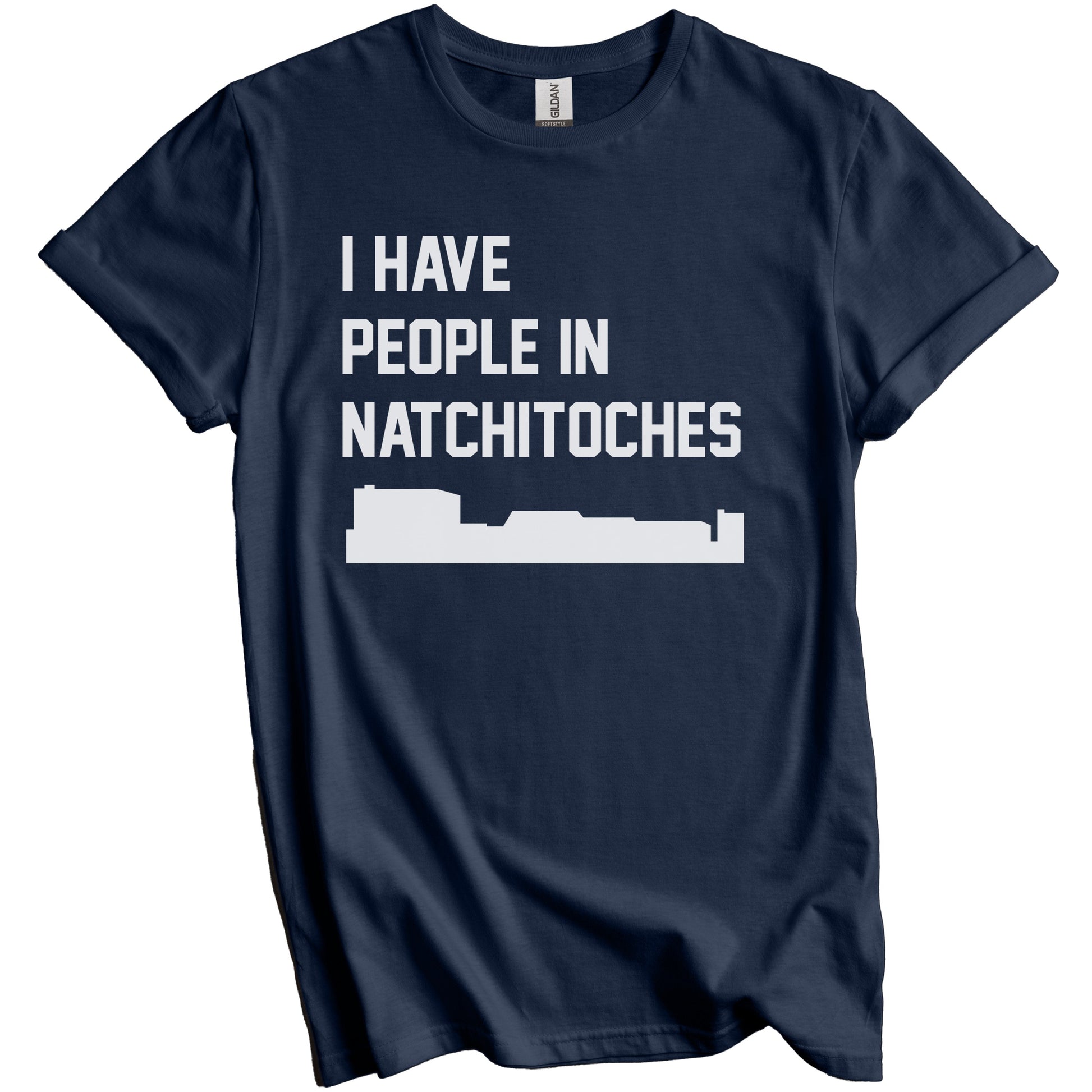I Have People In Natchitoches Louisiana Skyline T-Shirt