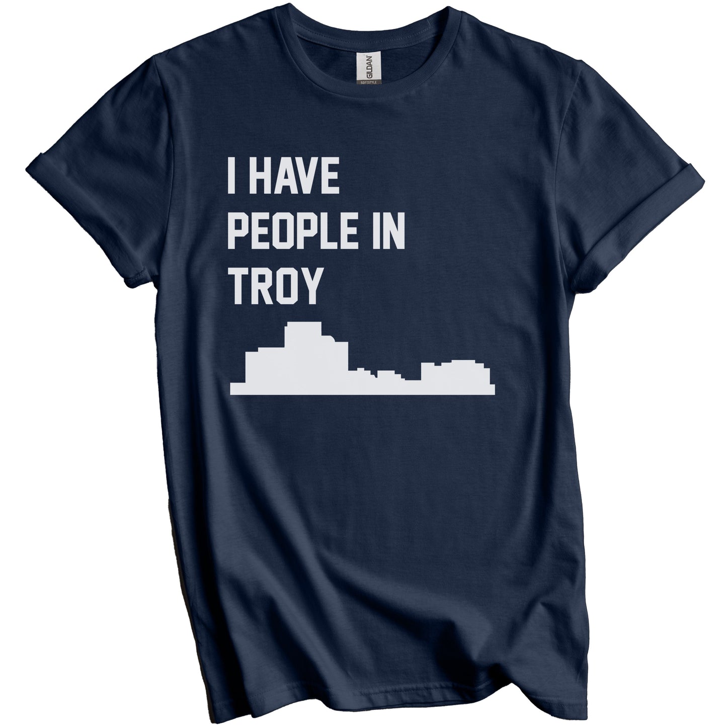 I Have People In Troy Michigan Skyline T-Shirt