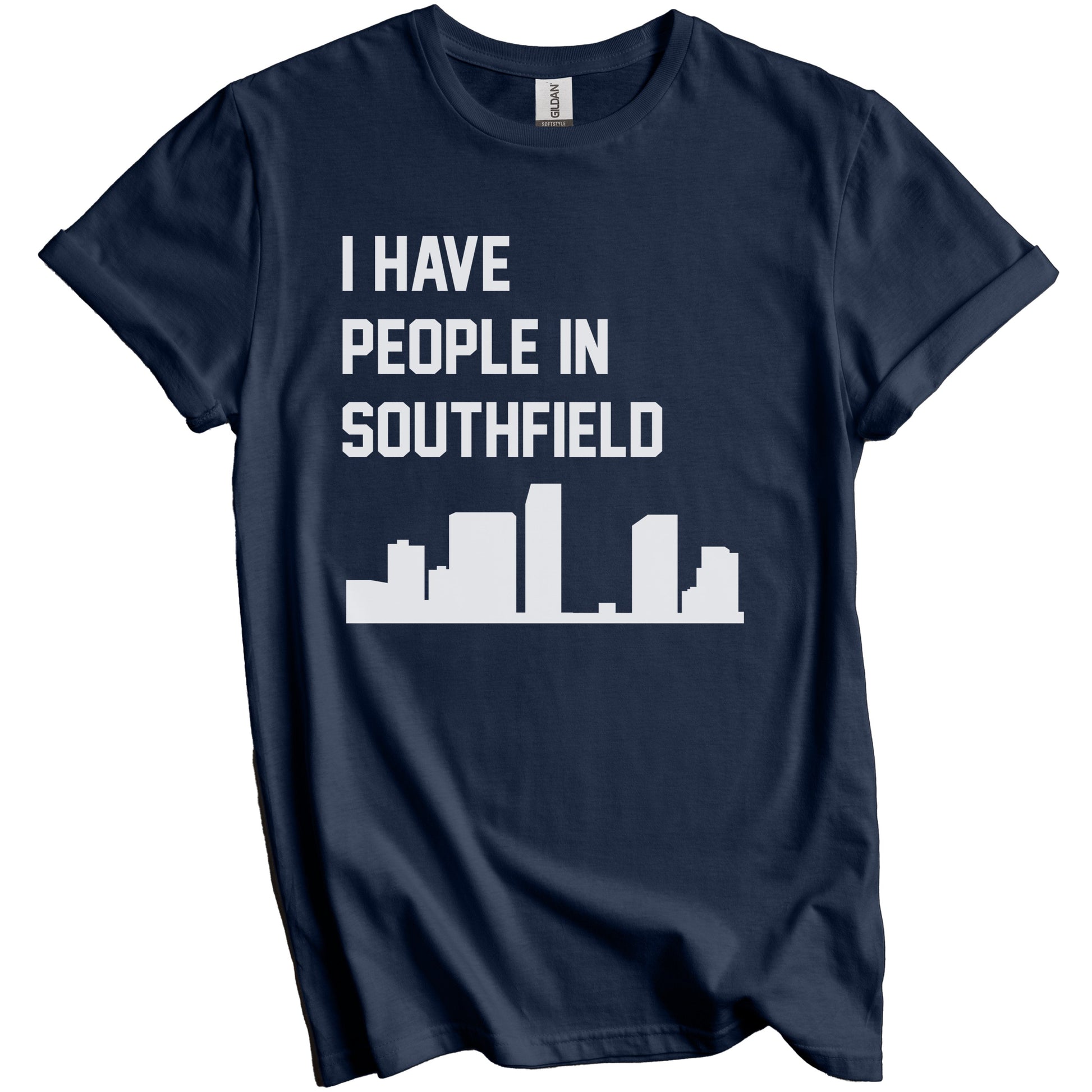 I Have People In Southfield Michigan Skyline T-Shirt