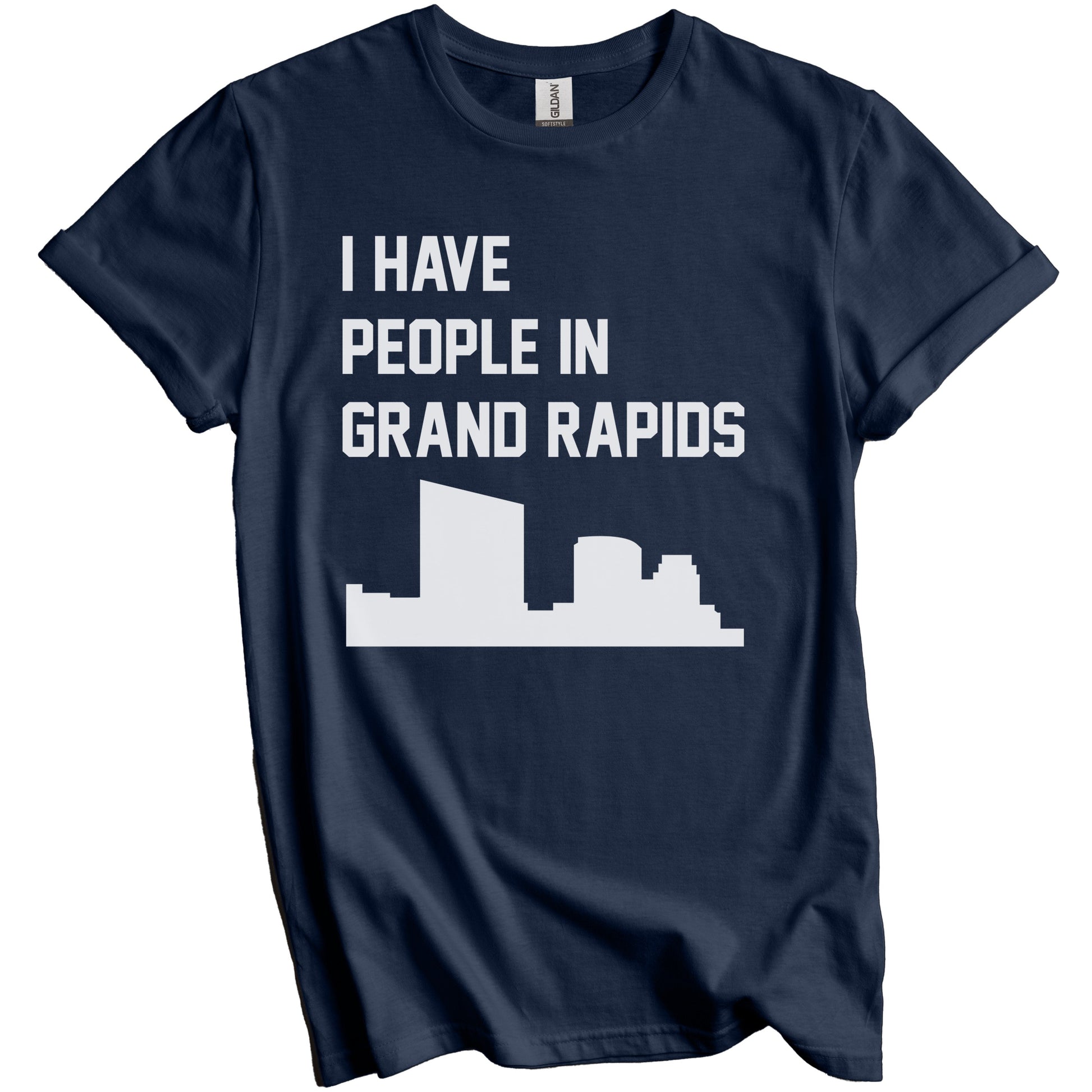 I Have People In Grand Rapids Michigan Skyline T-Shirt