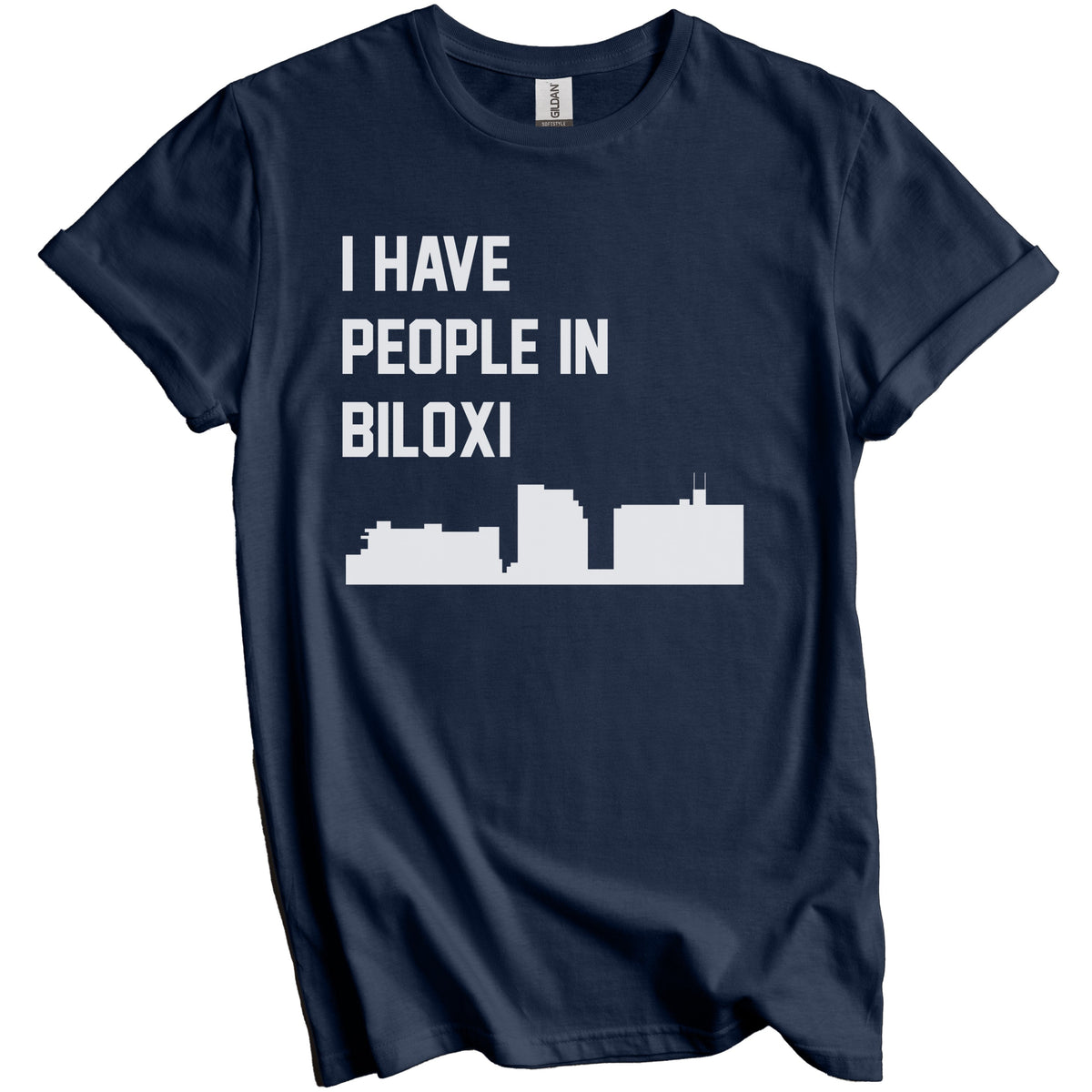I Have People In Biloxi Mississippi Skyline T-Shirt