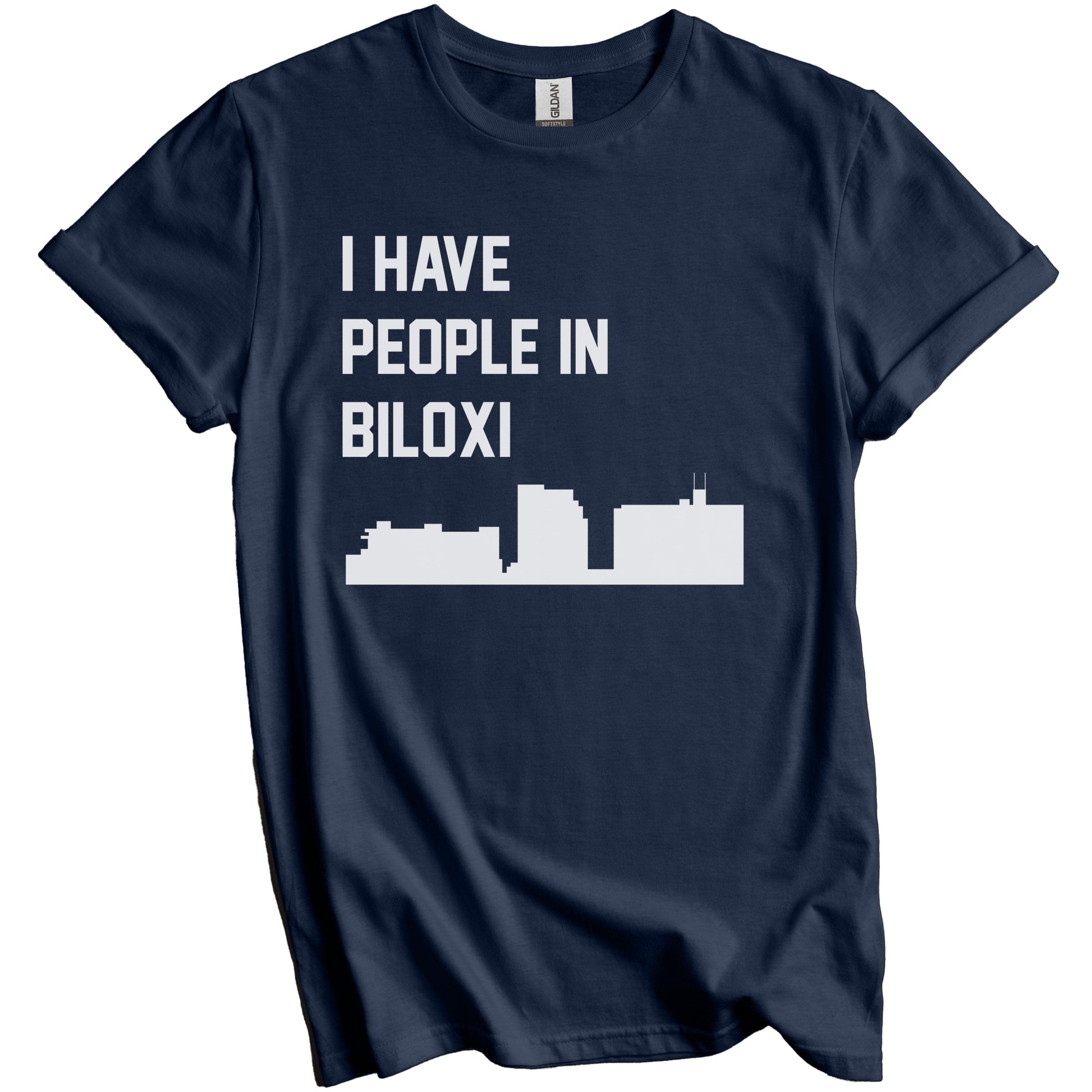 I Have People In Biloxi Mississippi Skyline T-Shirt