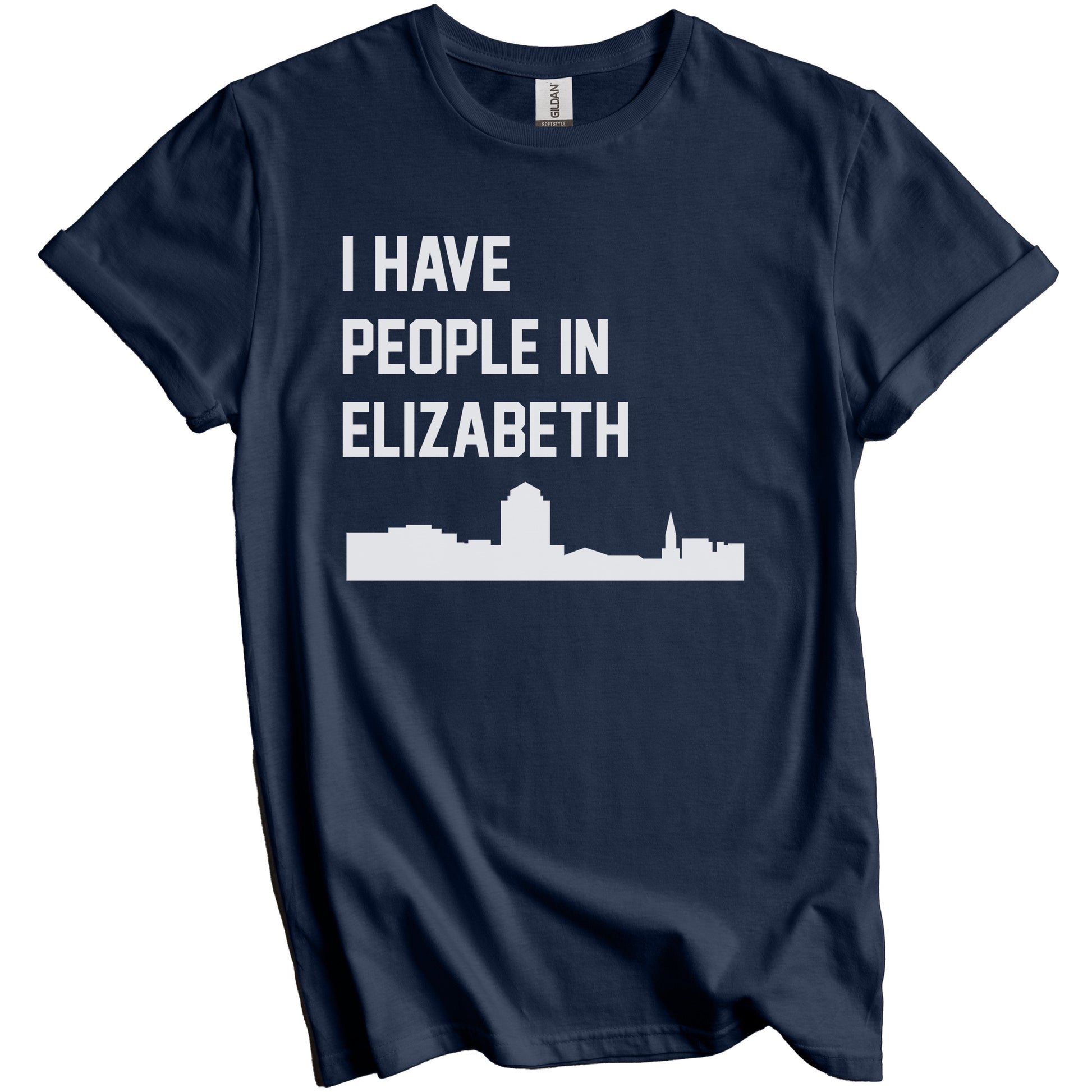 I Have People In Elizabeth New Jersey Skyline T-Shirt
