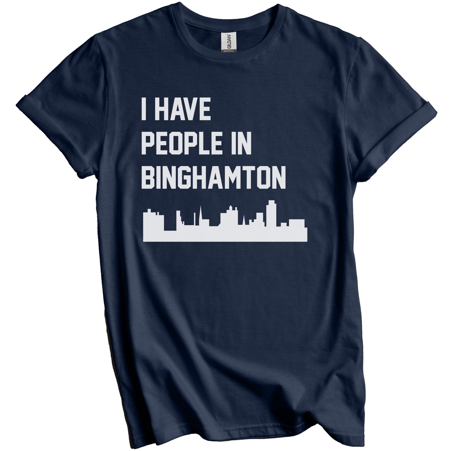 I Have People In Binghamton New York Skyline T-Shirt