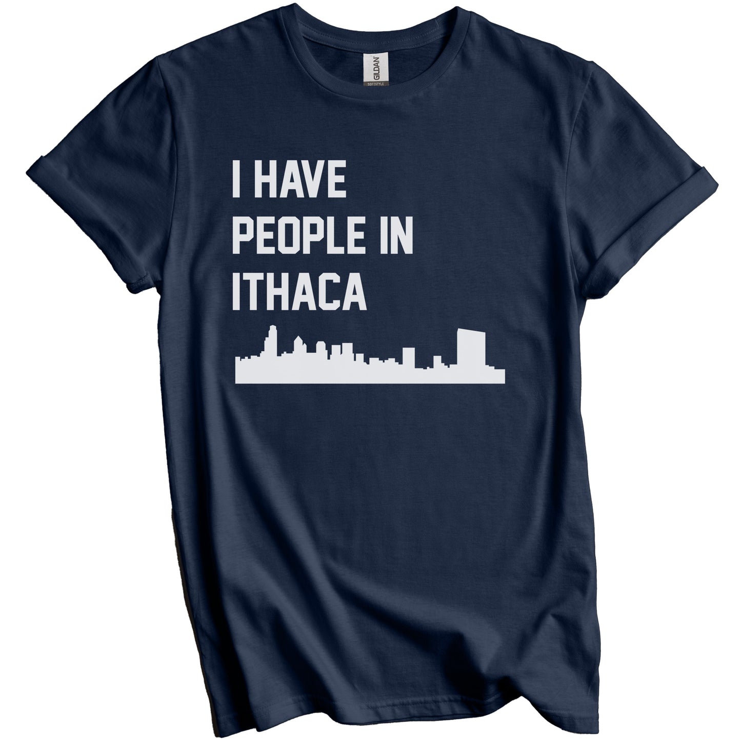 I Have People In Ithaca New York Skyline T-Shirt