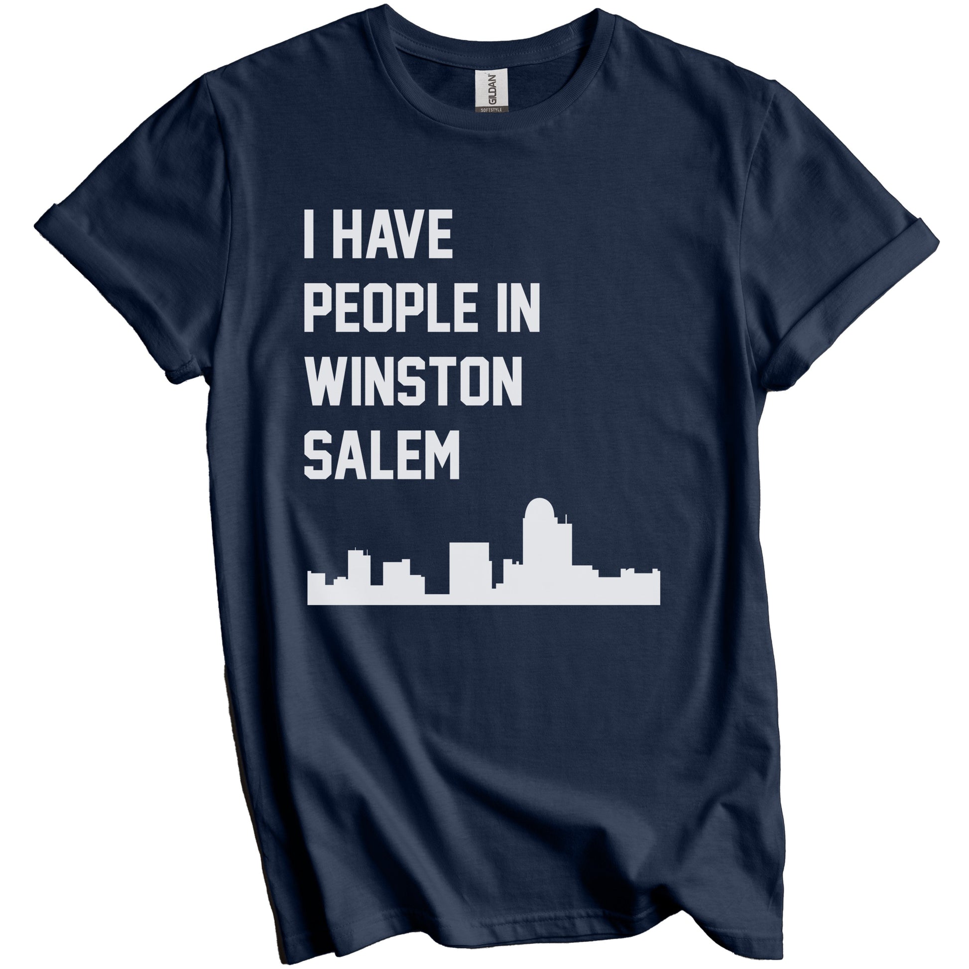 I Have People In Winston-Salem North Carolina Skyline T-Shirt