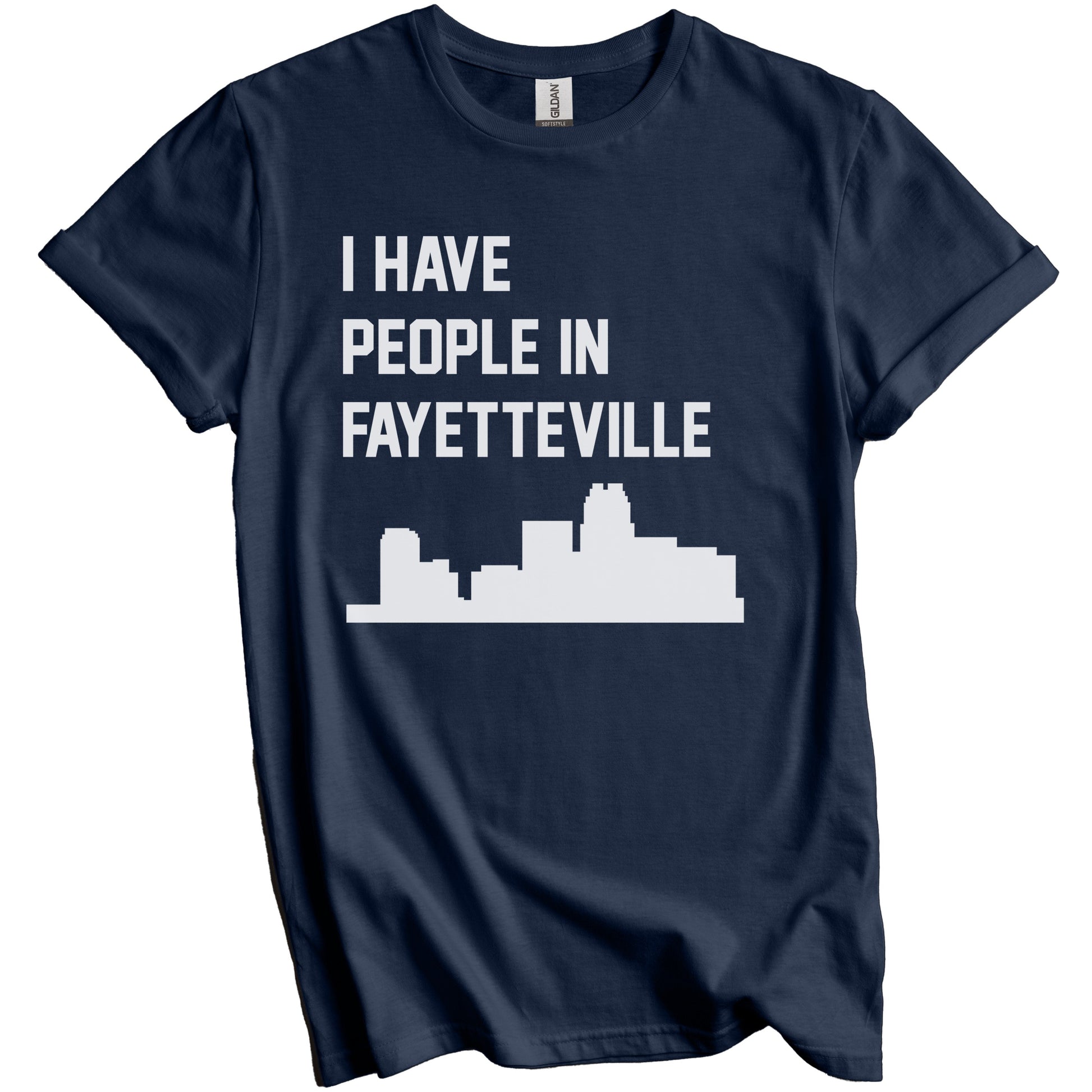 I Have People In Fayetteville North Carolina Skyline T-Shirt