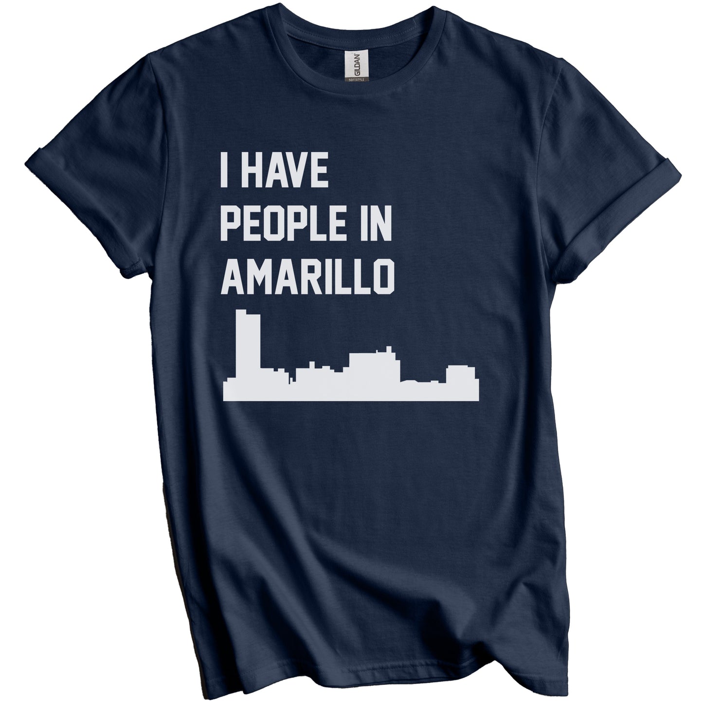 I Have People In Amarillo Texas Skyline T-Shirt