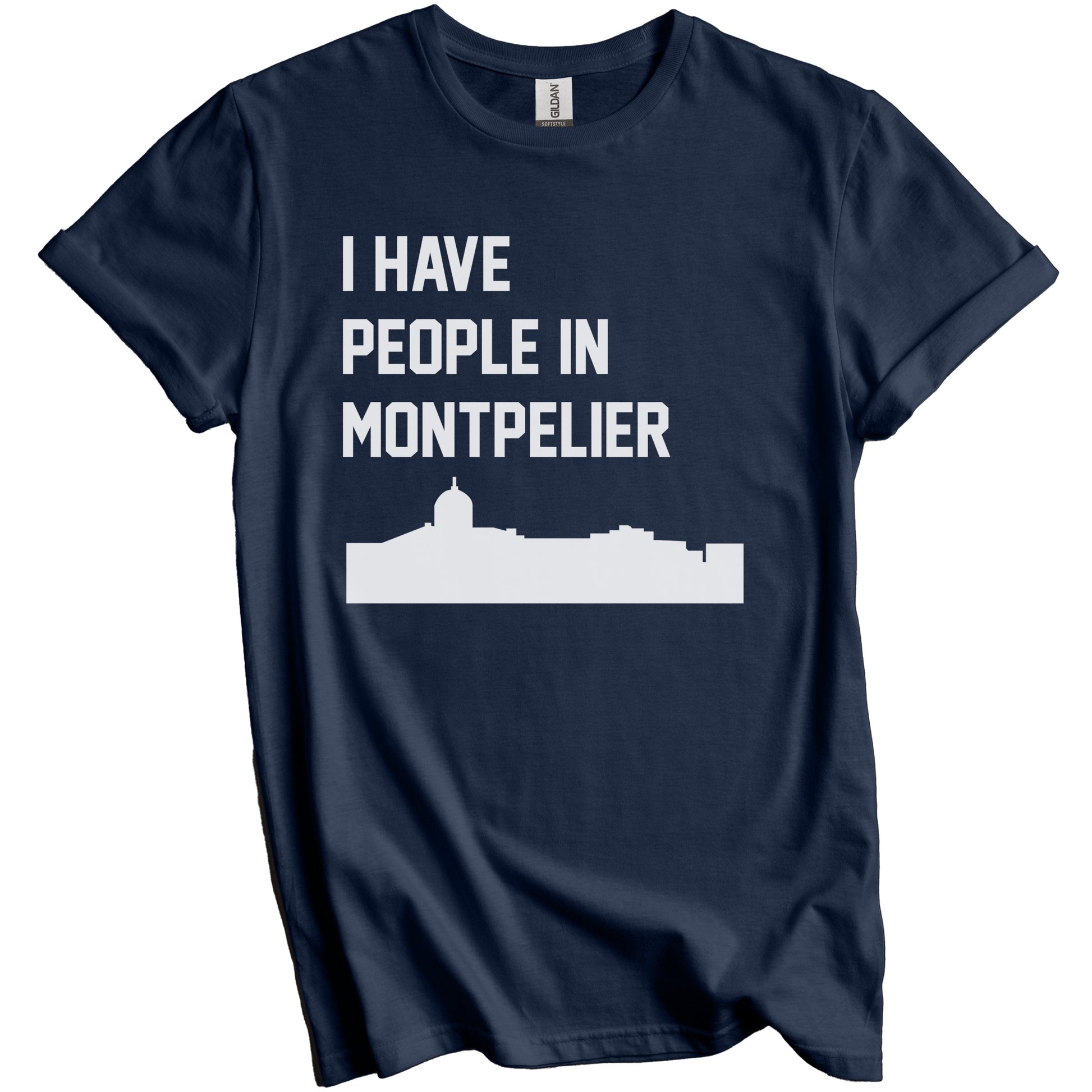 I Have People In Montpelier Vermont Skyline T-Shirt