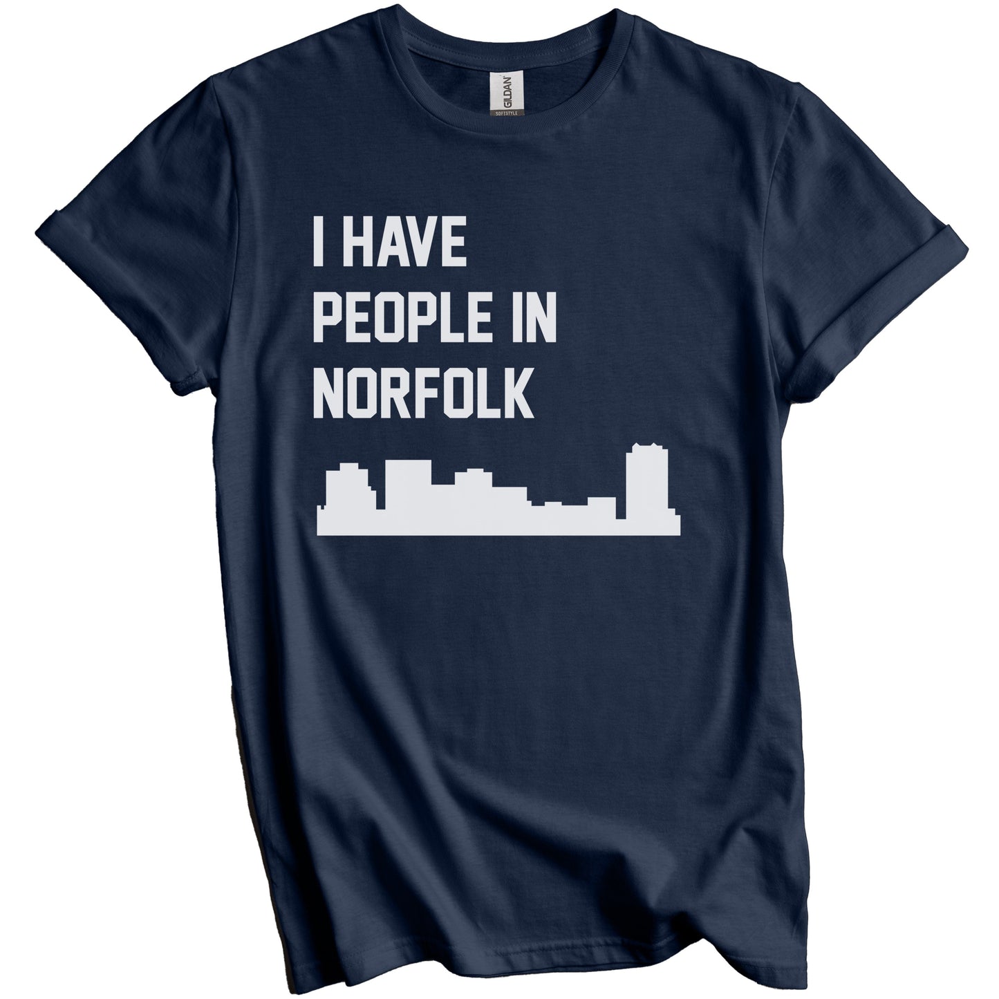 I Have People In Norfolk Virginia Skyline T-Shirt