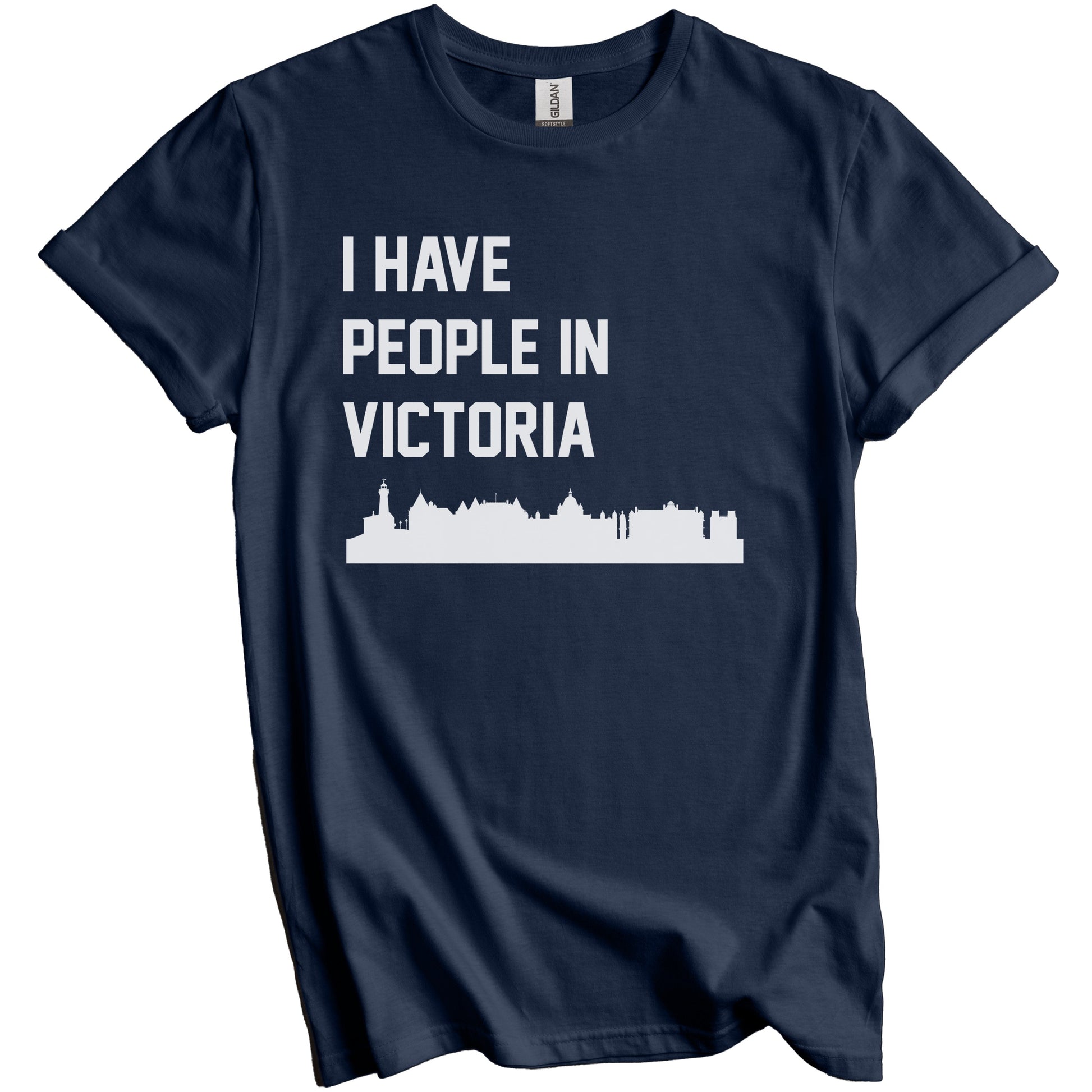 I Have People In Victoria British Columbia Canada Skyline T-Shirt