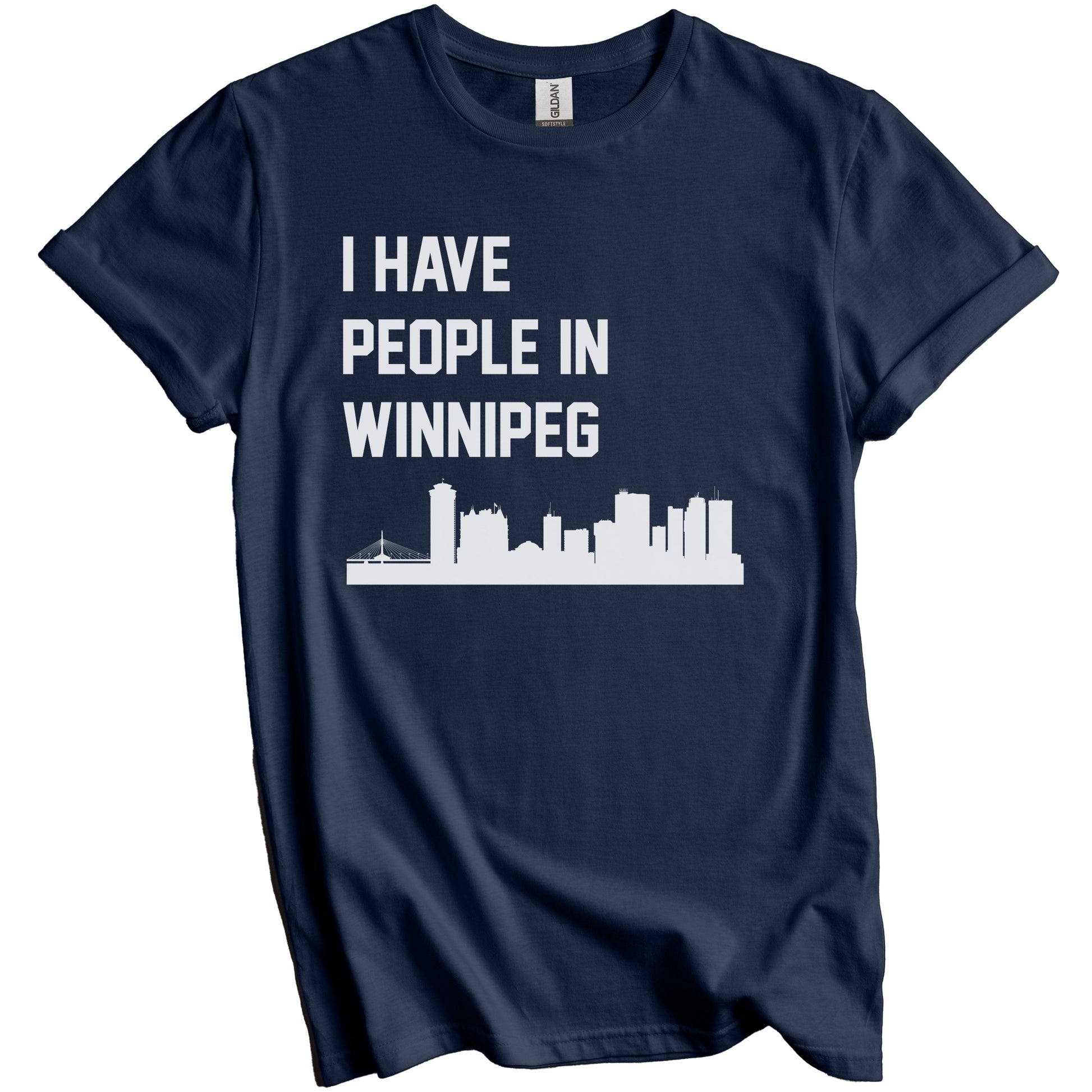 I Have People In Winnipeg Manitoba Canada Skyline T-Shirt