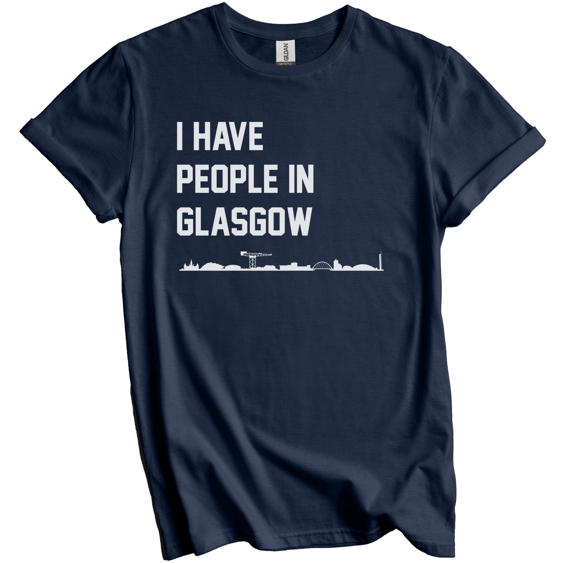 I Have People In Glasgow Scotland Skyline T-Shirt