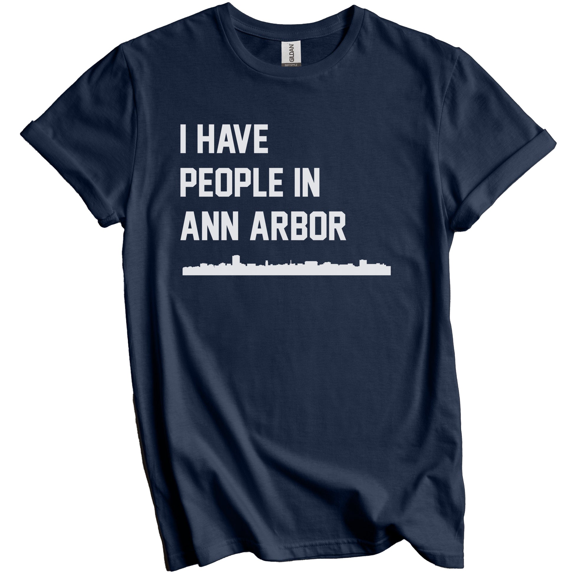 I Have People In Ann Arbor Michigan Skyline T-Shirt