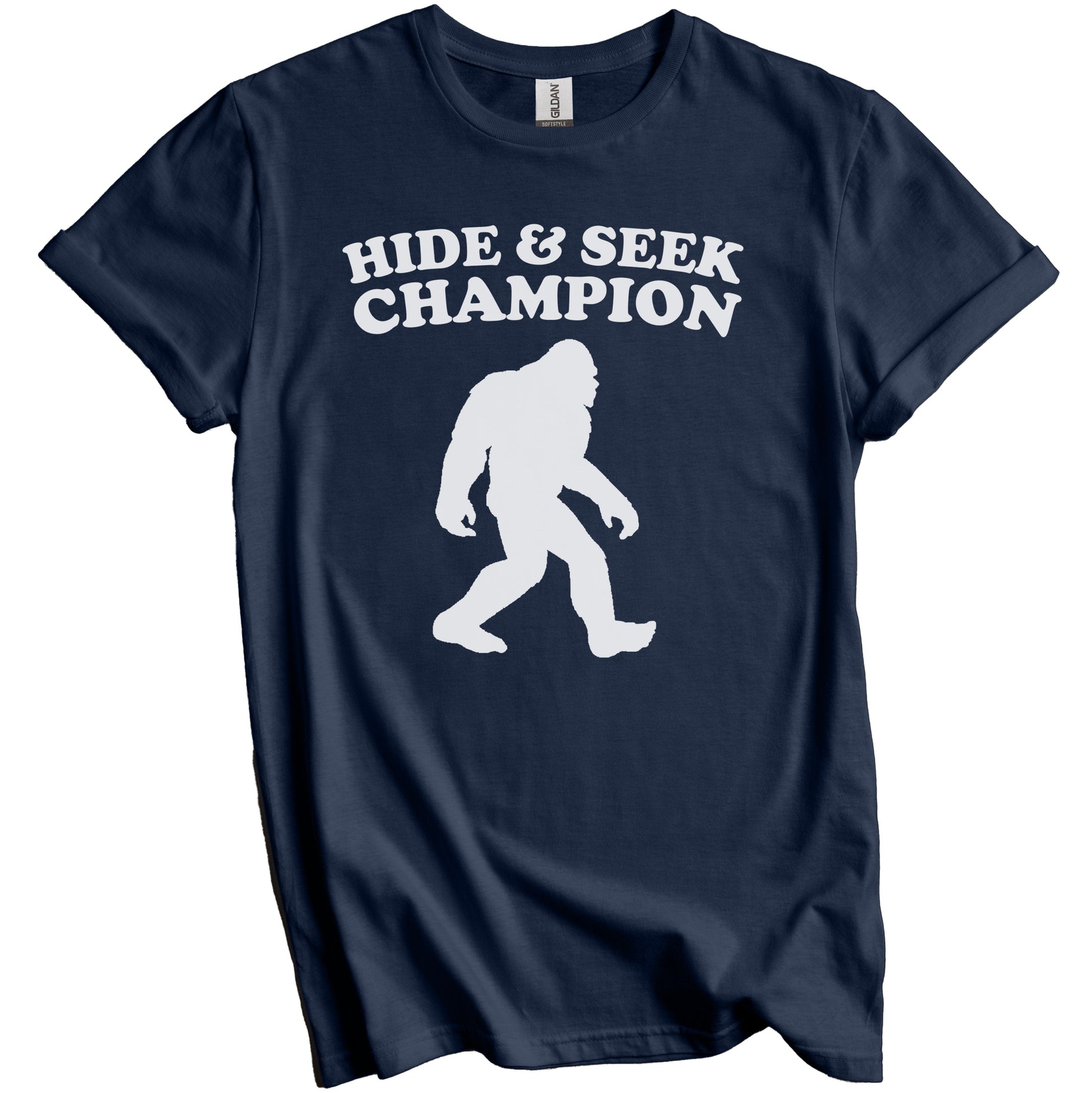 Bigfoot Hide And Seek Champion Funny Sasquatch T-Shirt