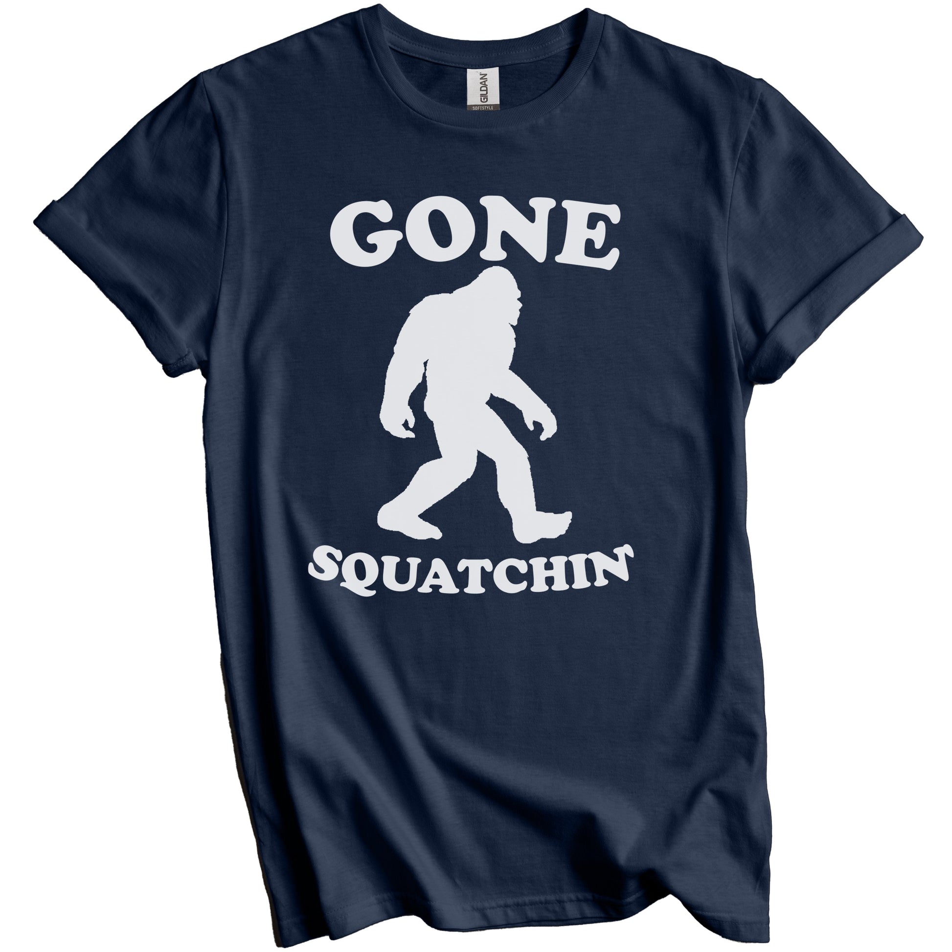 Gone Squatchin' Classic Bigfoot Sasquatch Silhouette T-Shirt