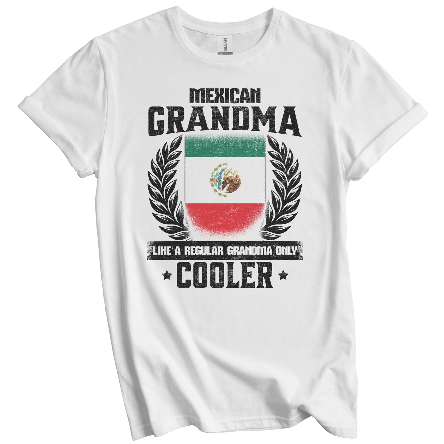 Mexican Grandma Funny Mexico Flag Grandmother Grandparents Day T-Shirt - Mexican Grandma Like A Regular Grandma Only Cooler