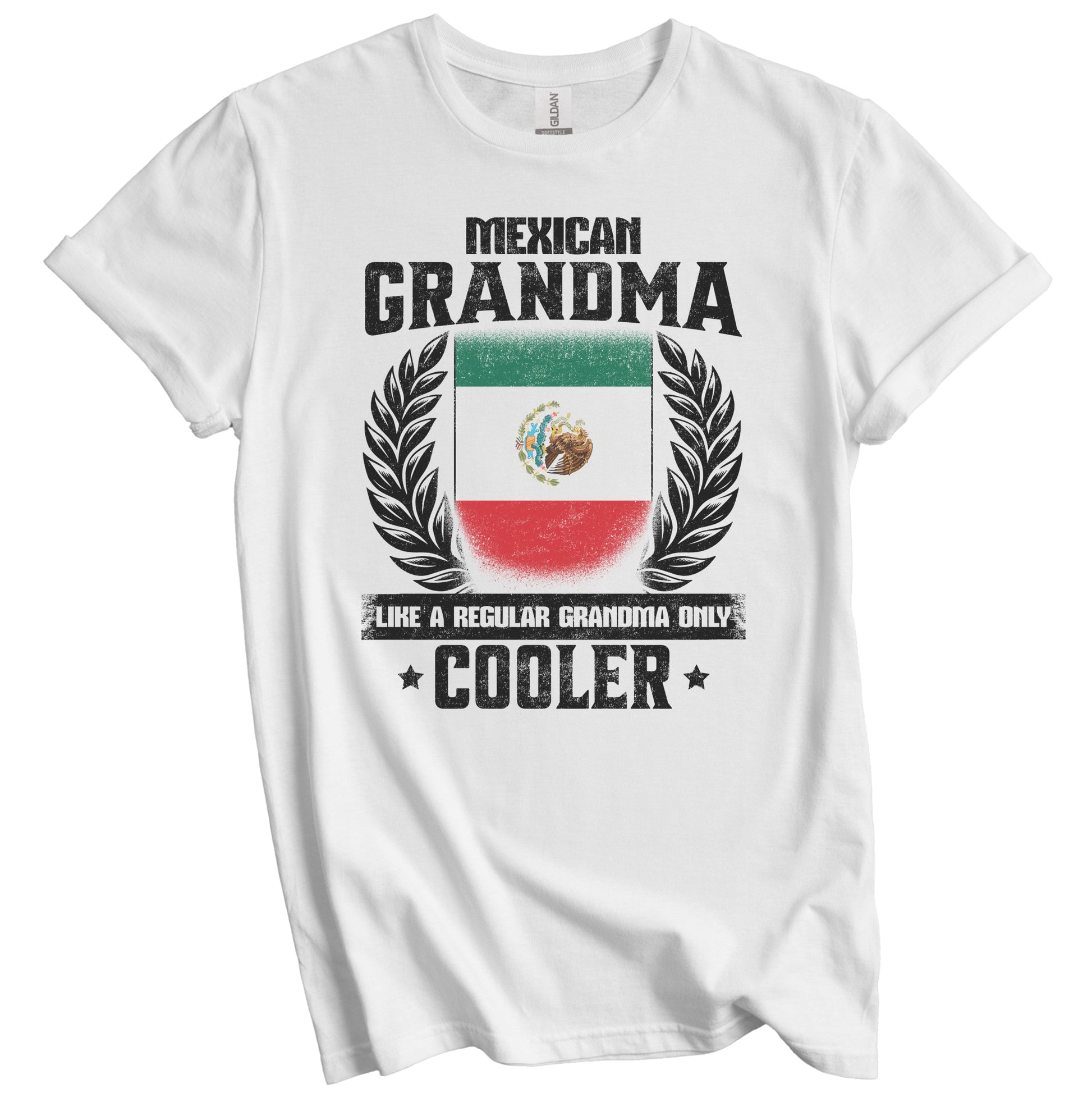Mexican Grandma Funny Mexico Flag Grandmother Grandparents Day T-Shirt - Mexican Grandma Like A Regular Grandma Only Cooler