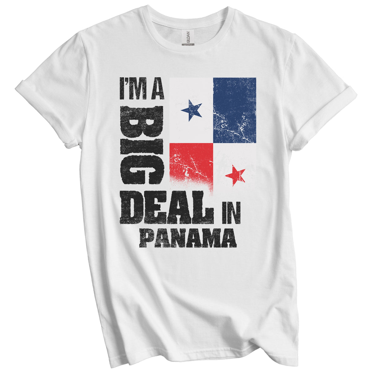 I'm A Big Deal In Panama Funny Panamanian Flag T-Shirt