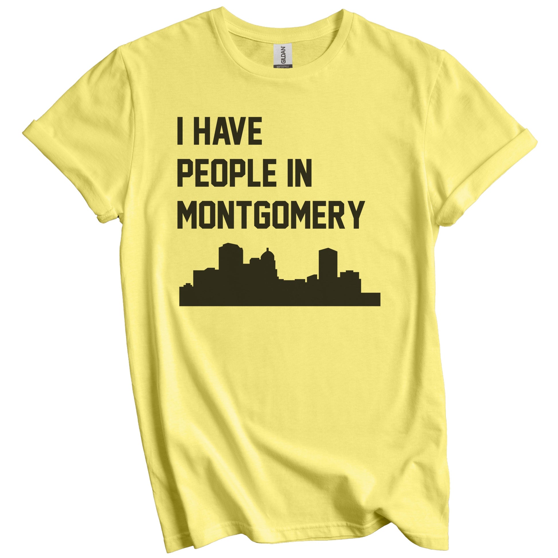 I Have People In Montgomery Alabama Skyline T-Shirt