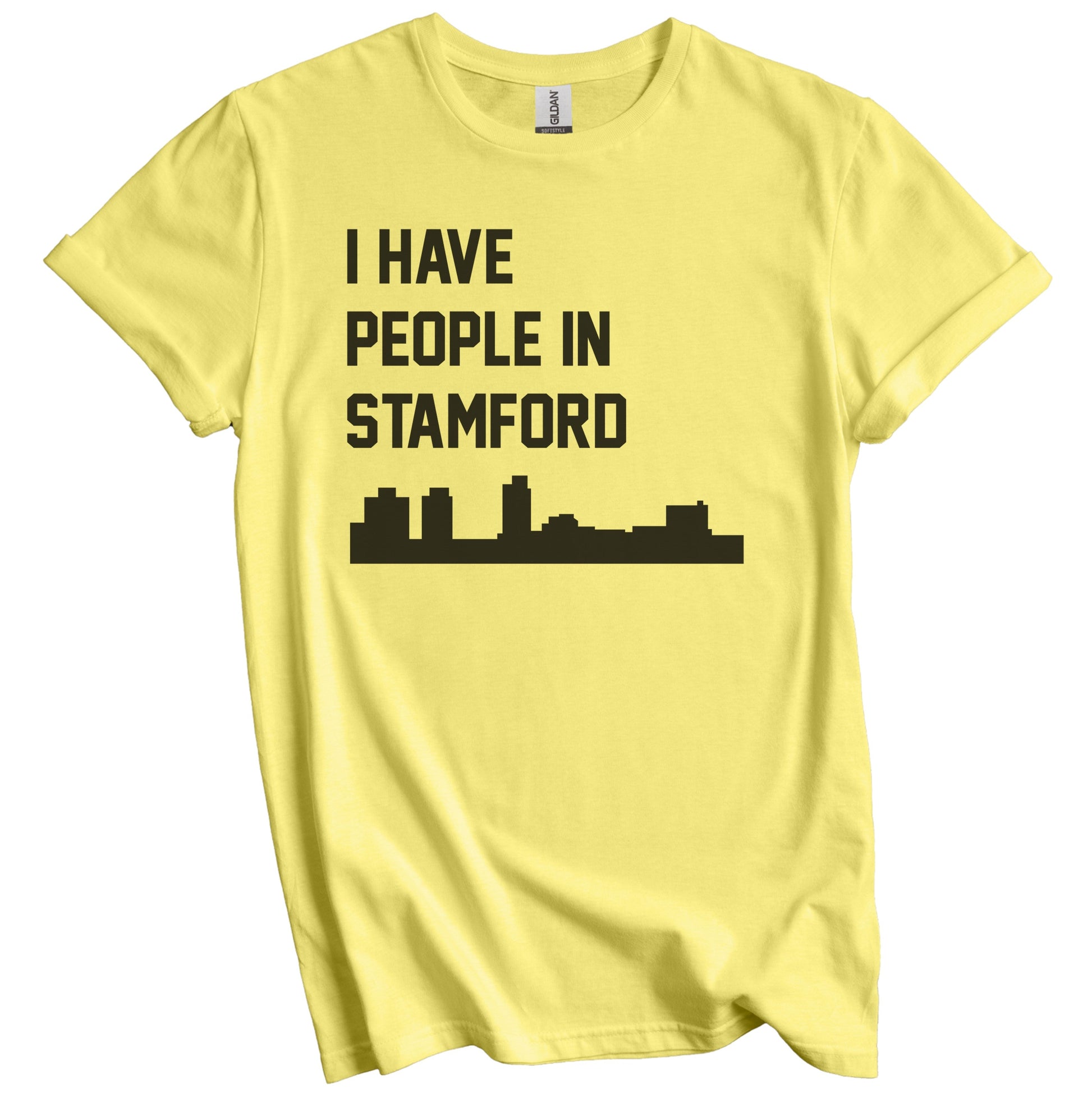 I Have People In Stamford Connecticut Skyline T-Shirt
