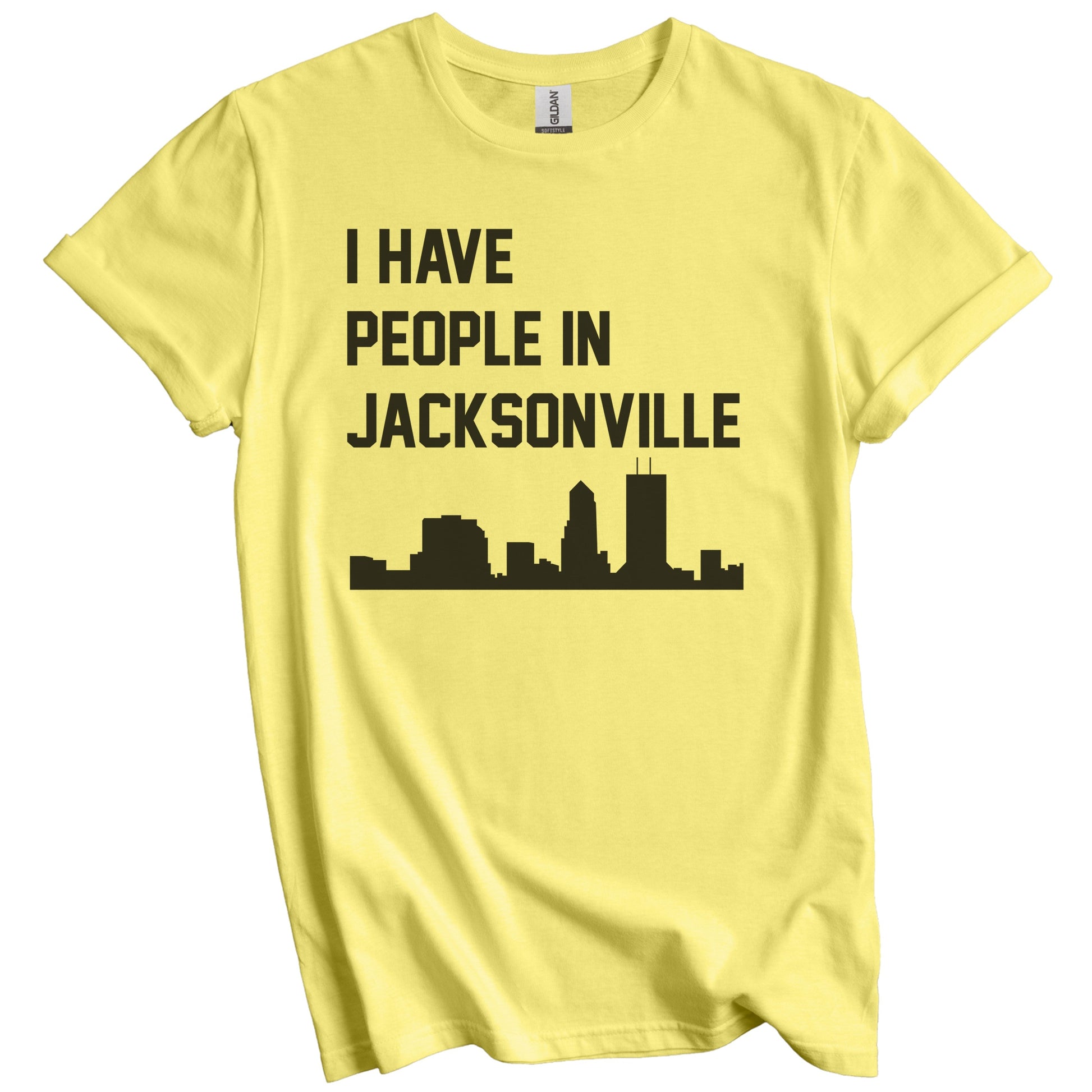 I Have People In Jacksonville Florida Skyline T-Shirt
