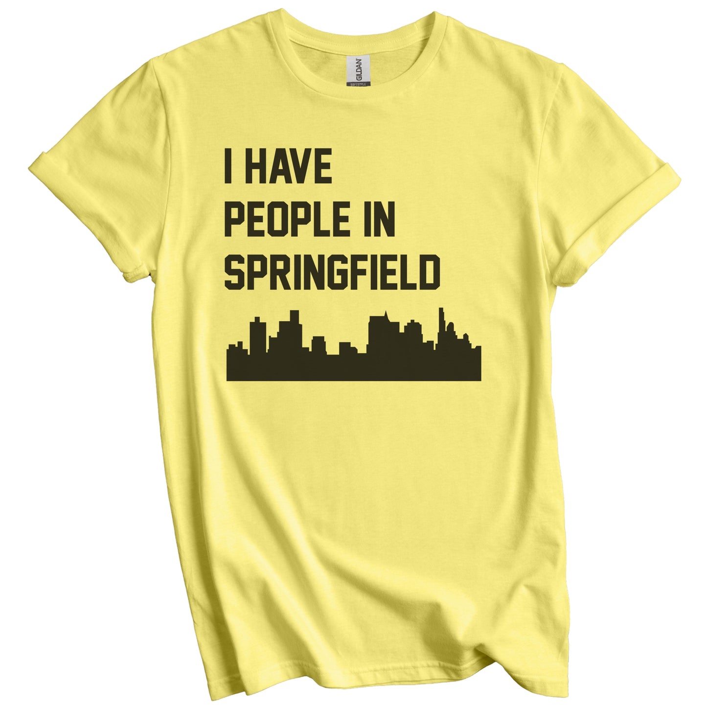 I Have People In Springfield Illinois Skyline T-Shirt