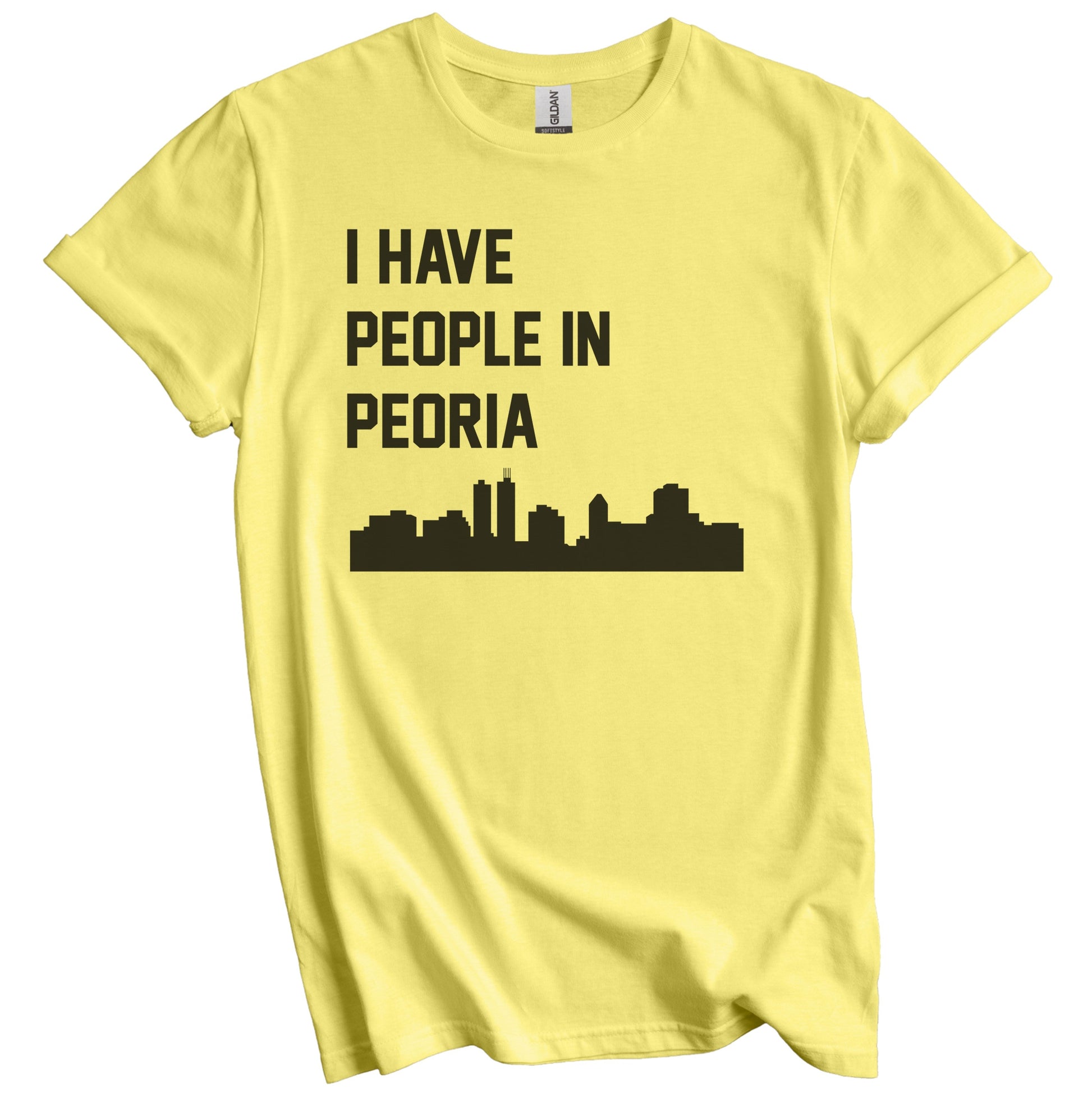 I Have People In Peoria Illinois Skyline T-Shirt