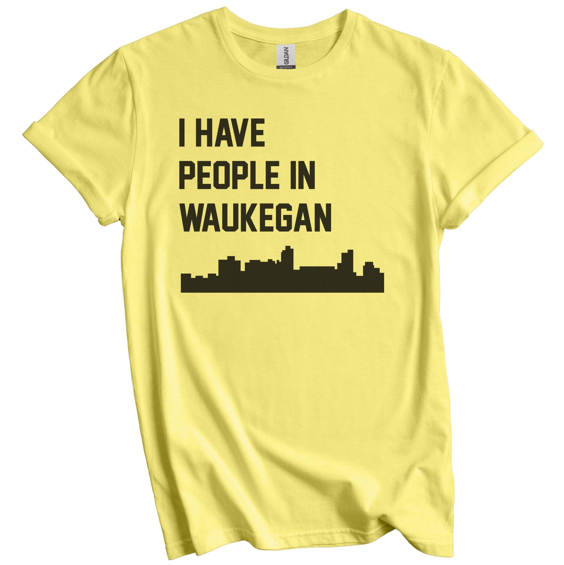 I Have People In Waukegan Illinois Skyline T-Shirt