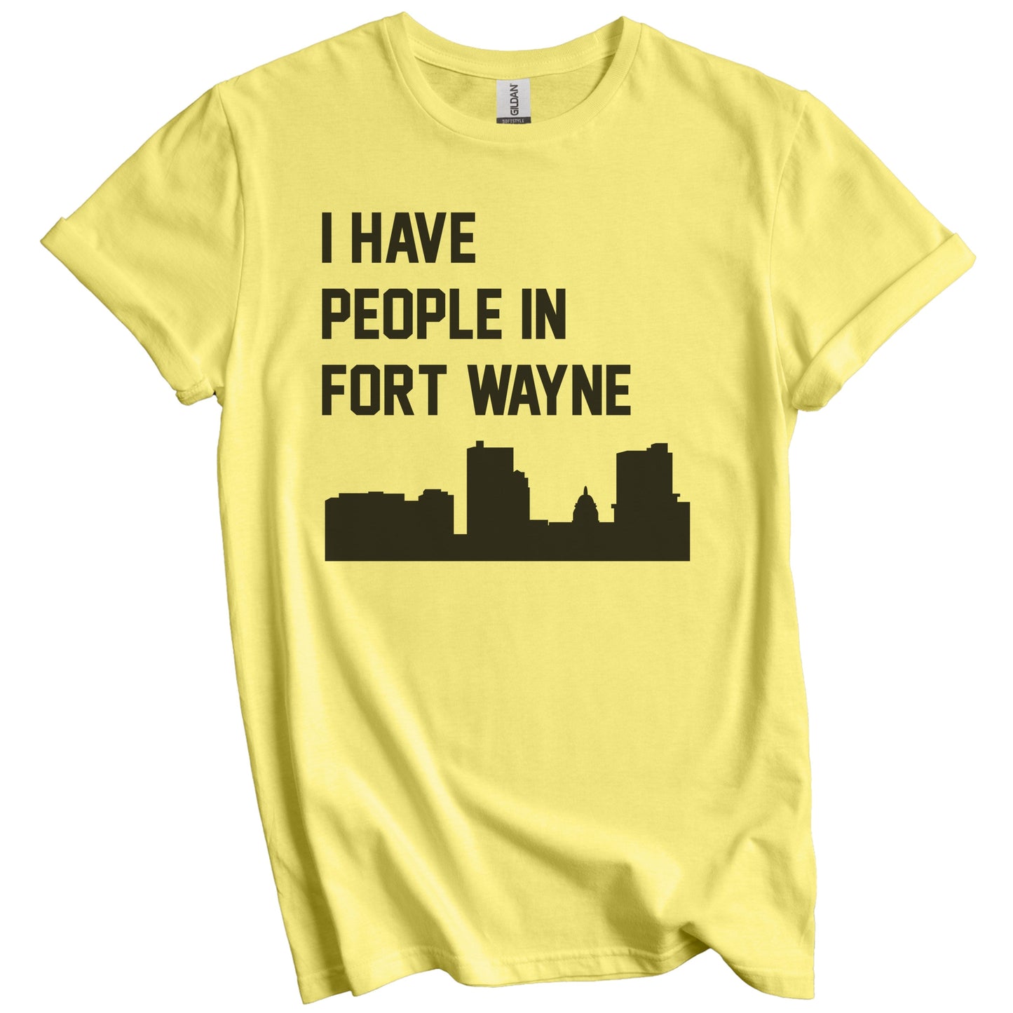 I Have People In Fort Wayne Indiana Skyline T-Shirt