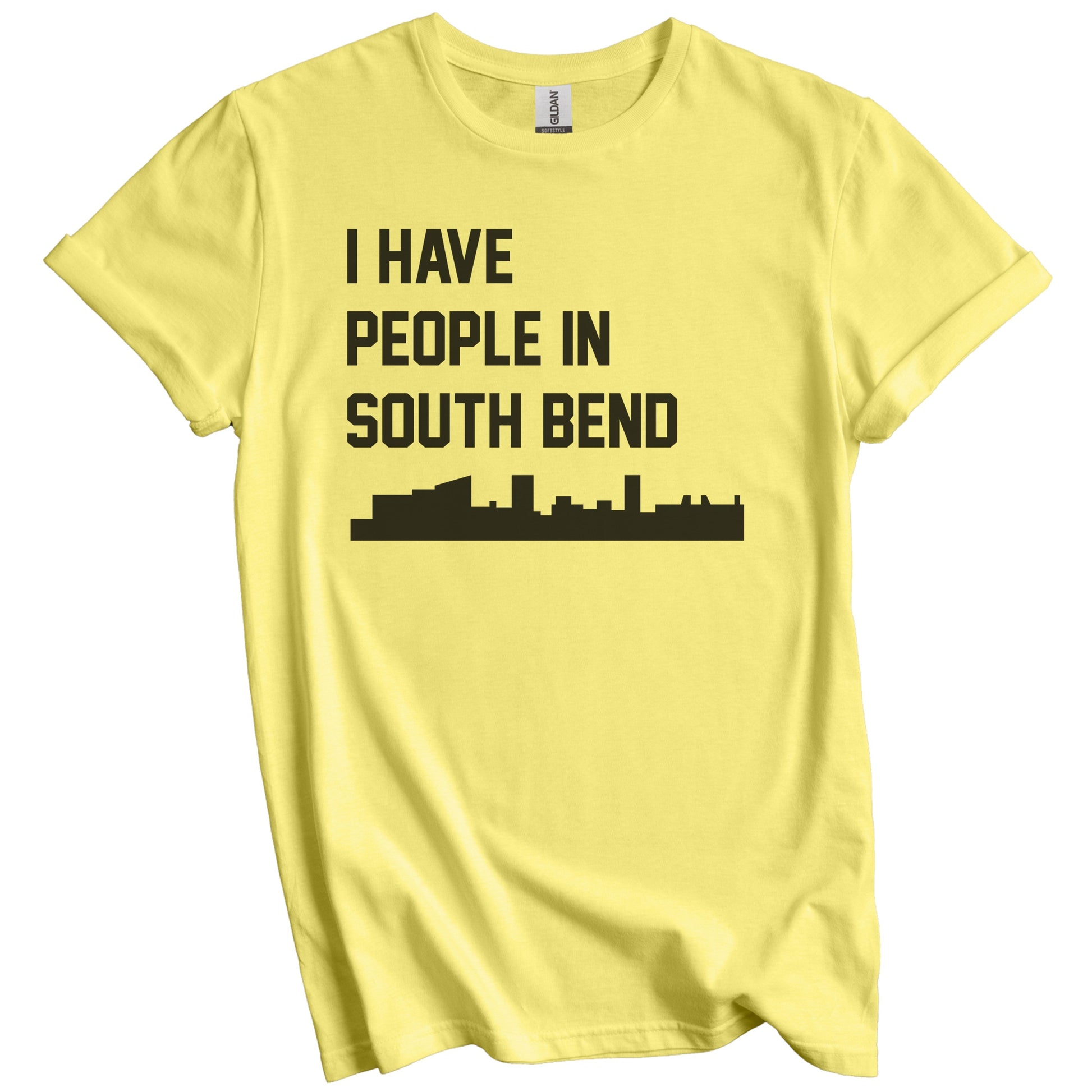 I Have People In South Bend Indiana Skyline T-Shirt