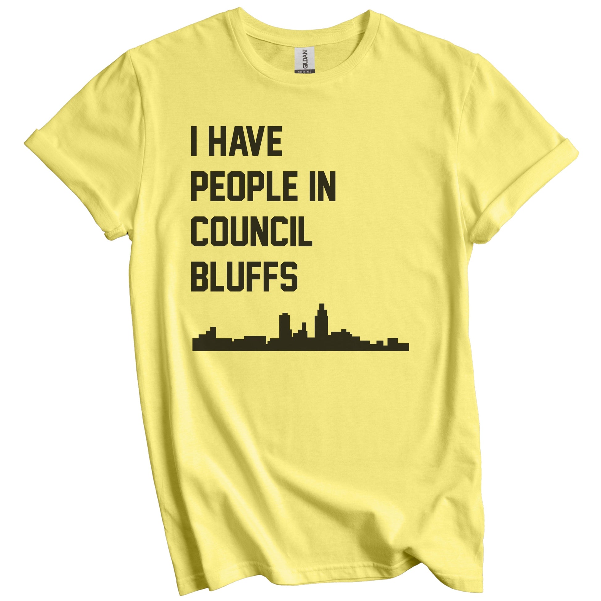 I Have People In Council Bluffs Iowa Skyline T-Shirt