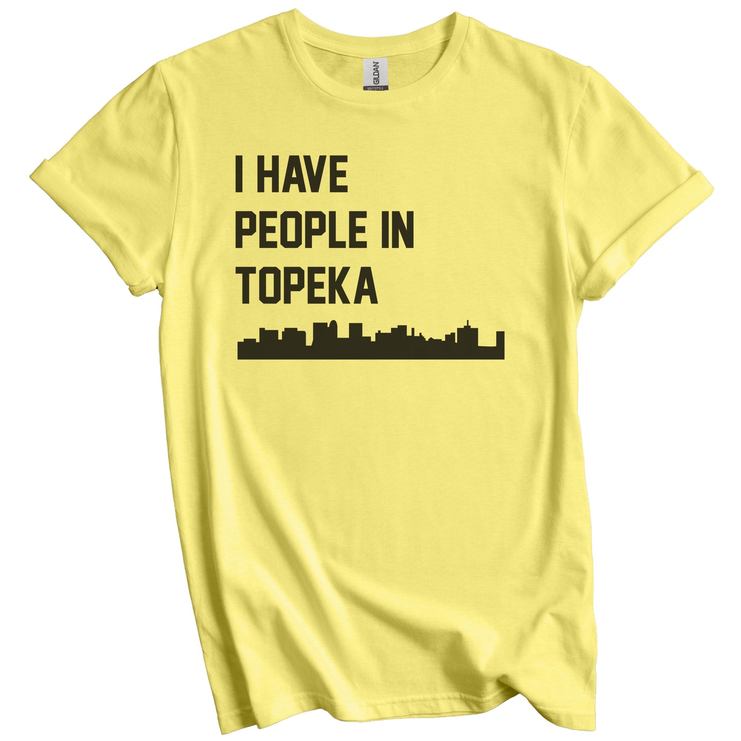 I Have People In Topeka Kansas Skyline T-Shirt