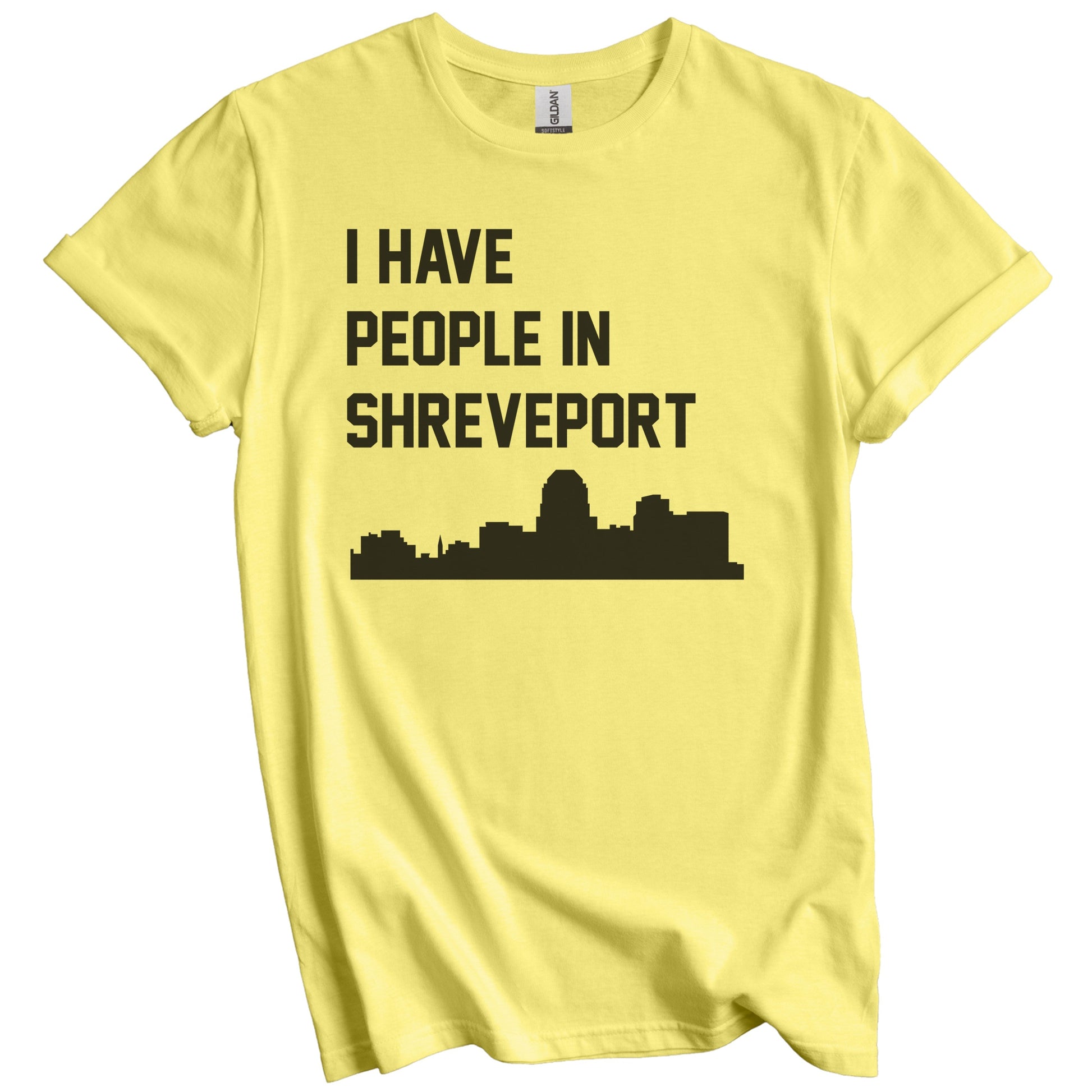 I Have People In Shreveport Louisiana Skyline T-Shirt