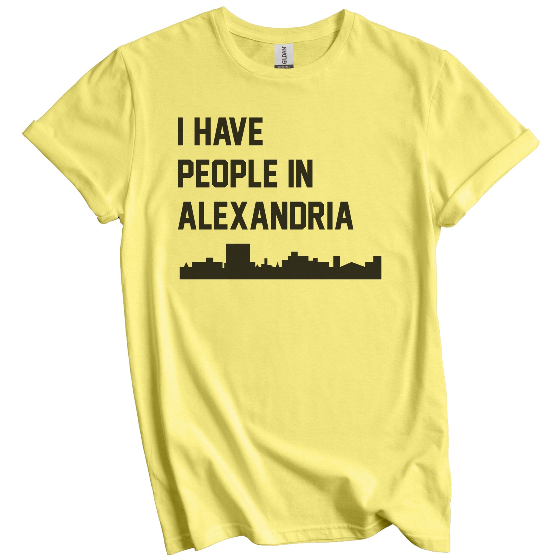 I Have People In Alexandria Louisiana Skyline T-Shirt