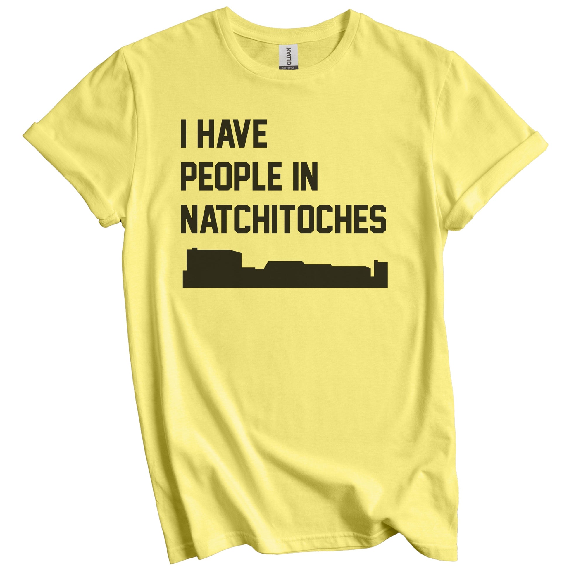 I Have People In Natchitoches Louisiana Skyline T-Shirt