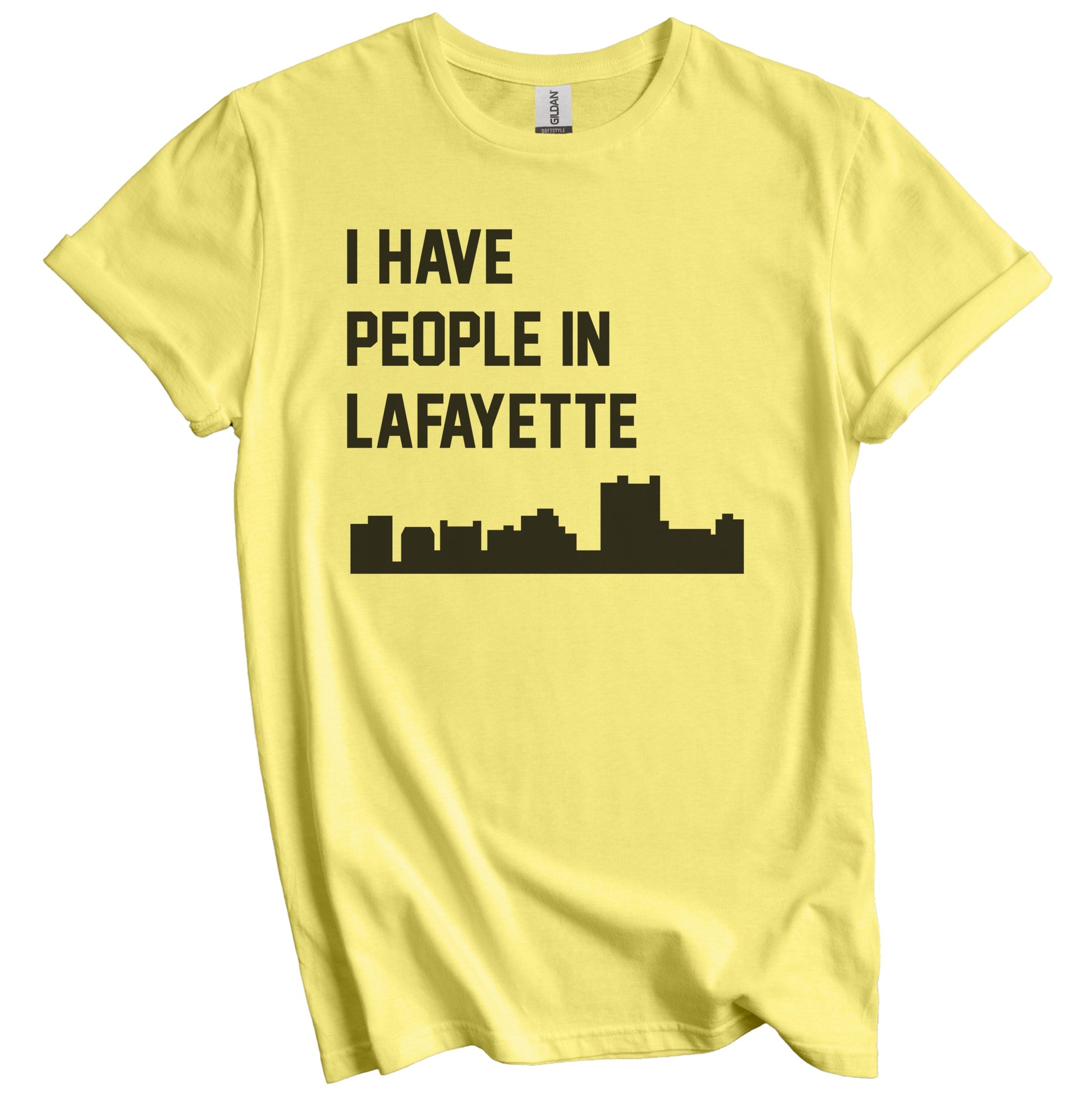 I Have People In Lafayette Louisiana Skyline T-Shirt