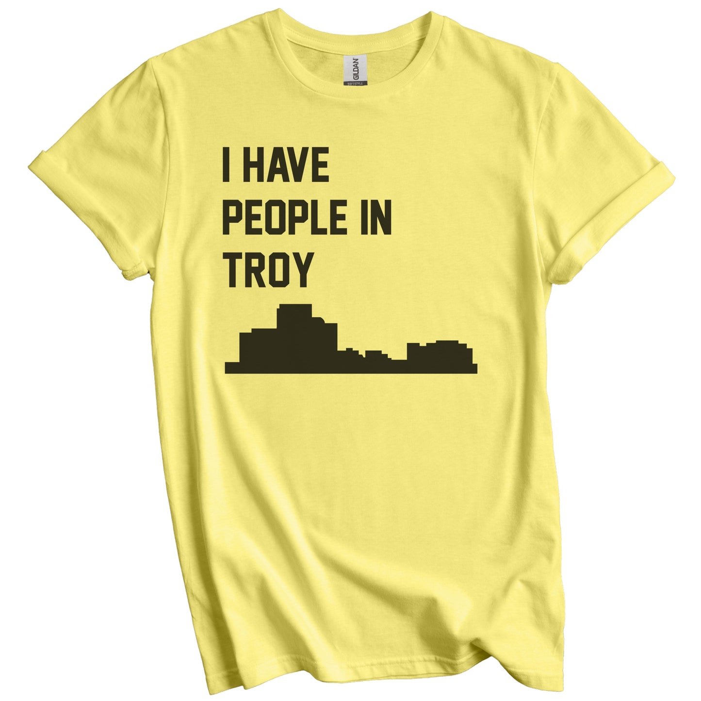 I Have People In Troy Michigan Skyline T-Shirt