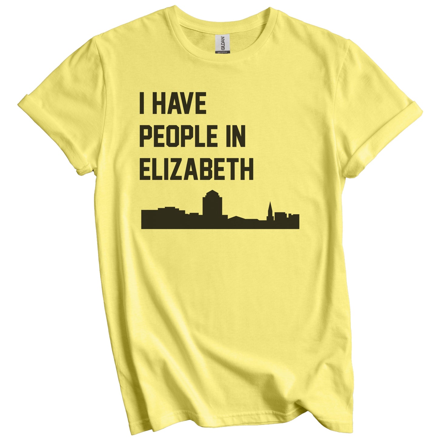 I Have People In Elizabeth New Jersey Skyline T-Shirt