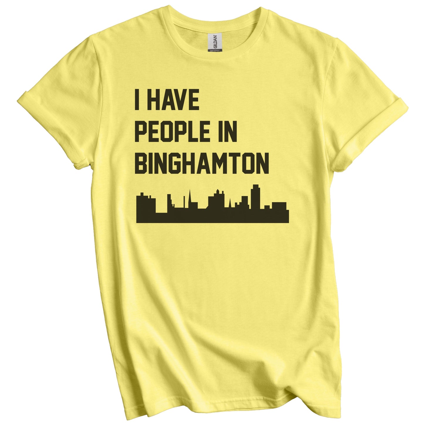 I Have People In Binghamton New York Skyline T-Shirt