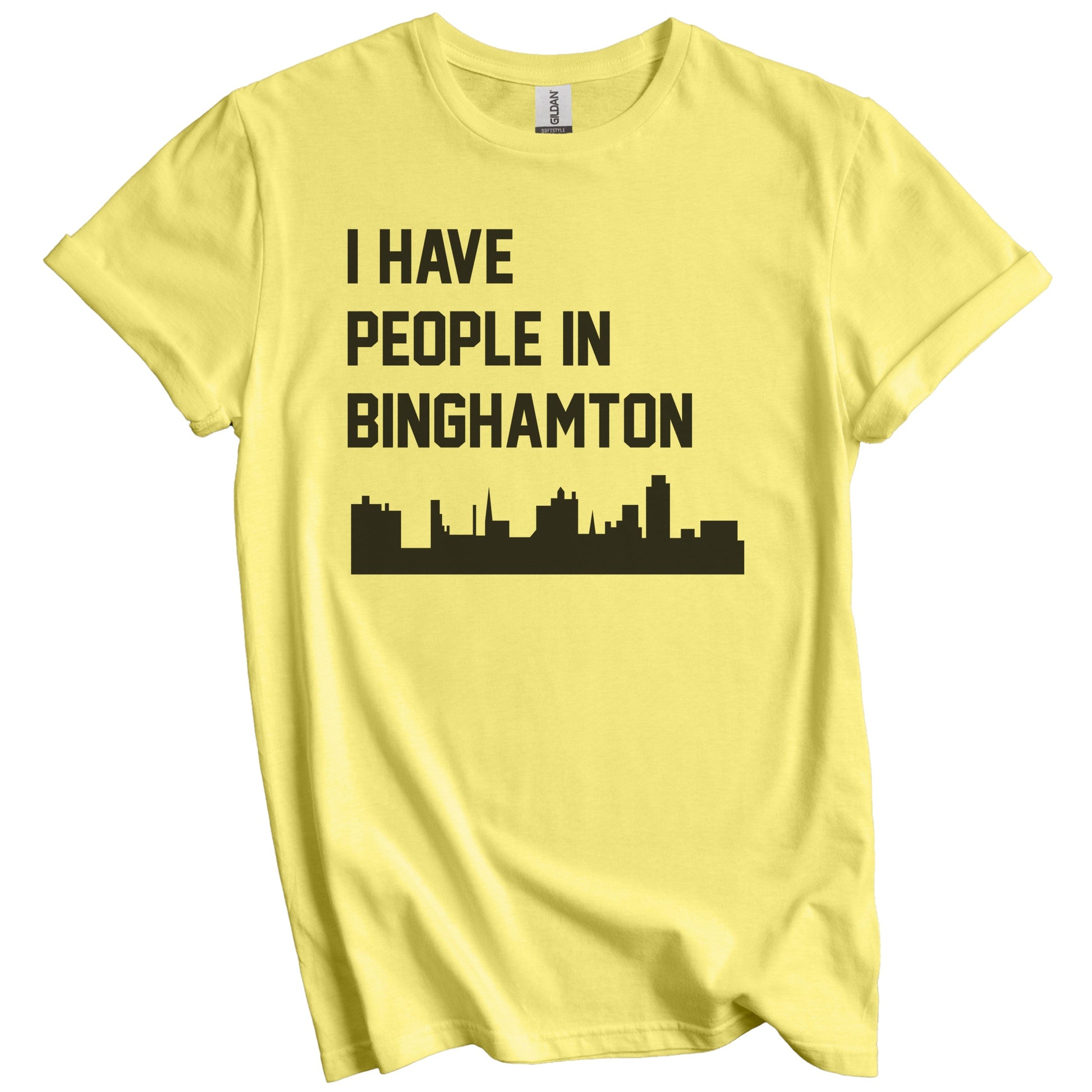 I Have People In Binghamton New York Skyline T-Shirt