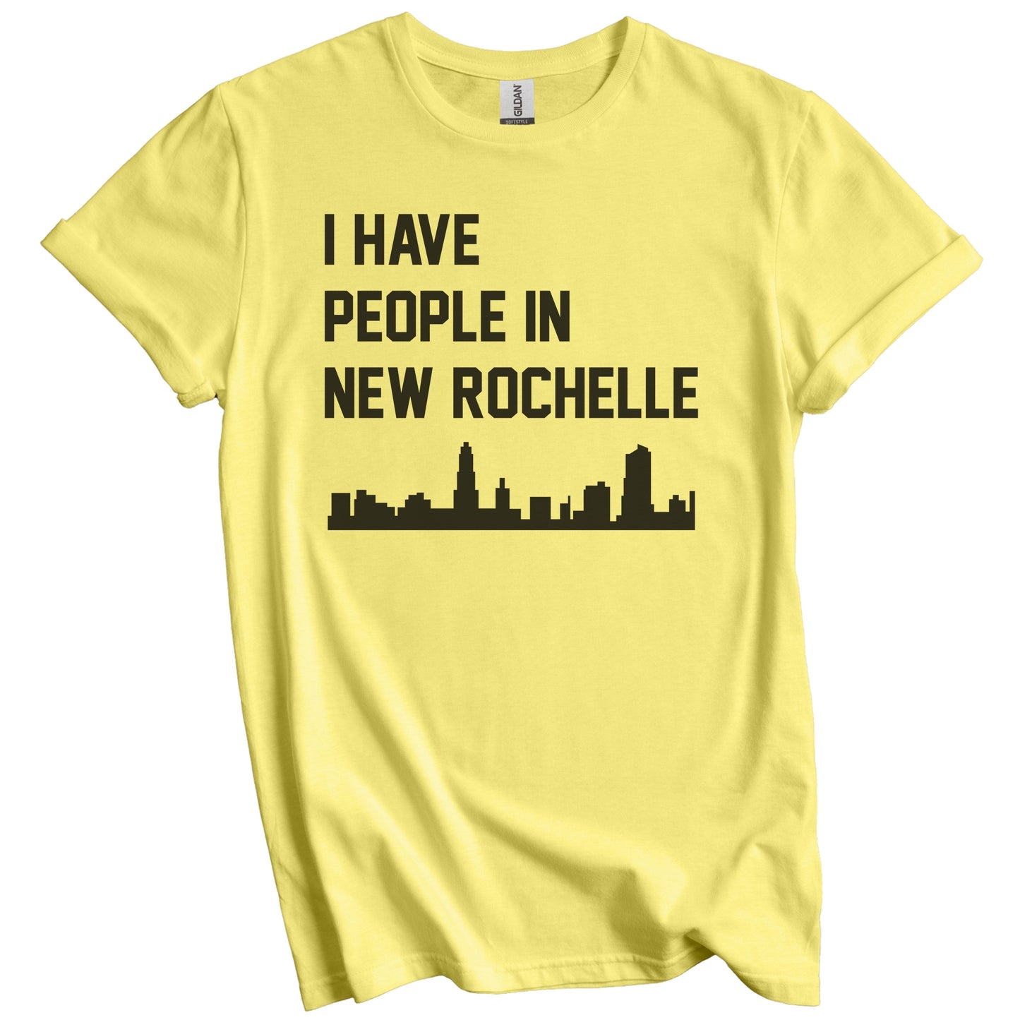 I Have People In New Rochelle New York Skyline T-Shirt