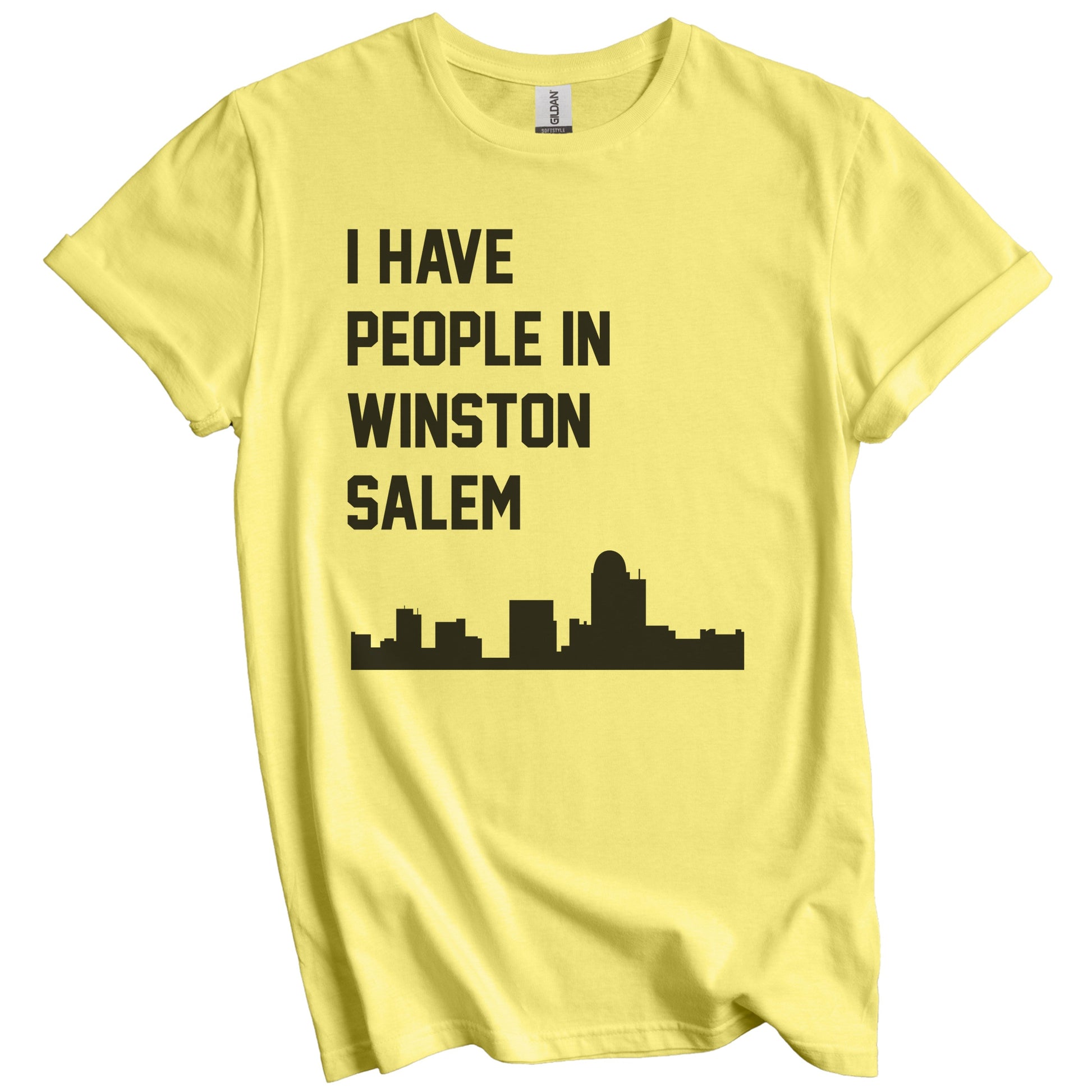 I Have People In Winston-Salem North Carolina Skyline T-Shirt