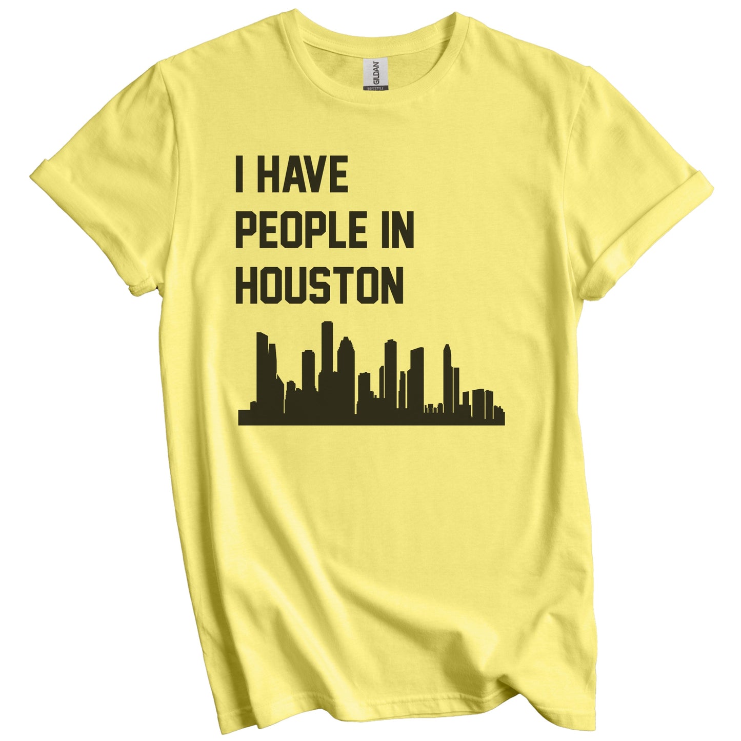 I Have People In Houston Texas Skyline T-Shirt