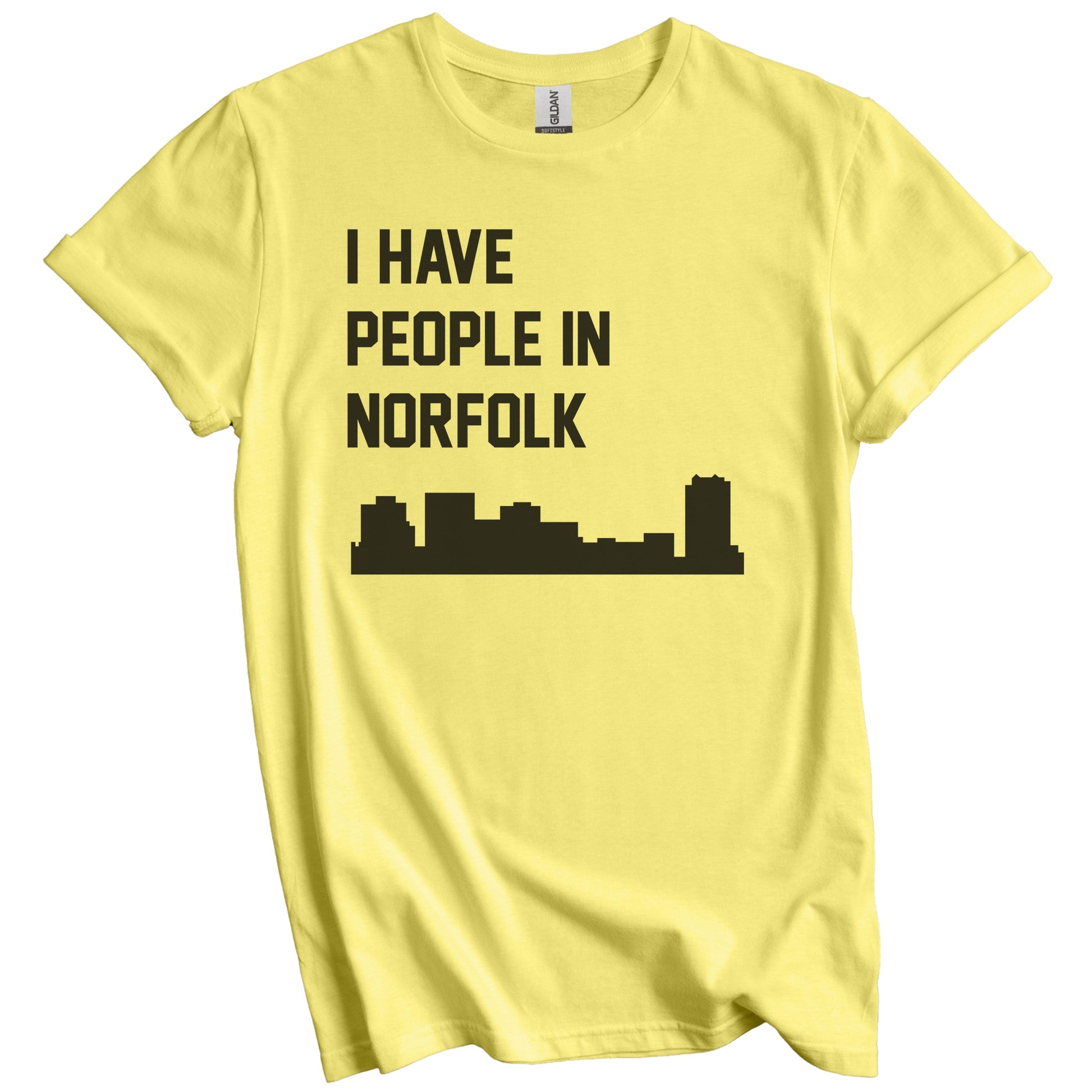 I Have People In Norfolk Virginia Skyline T-Shirt