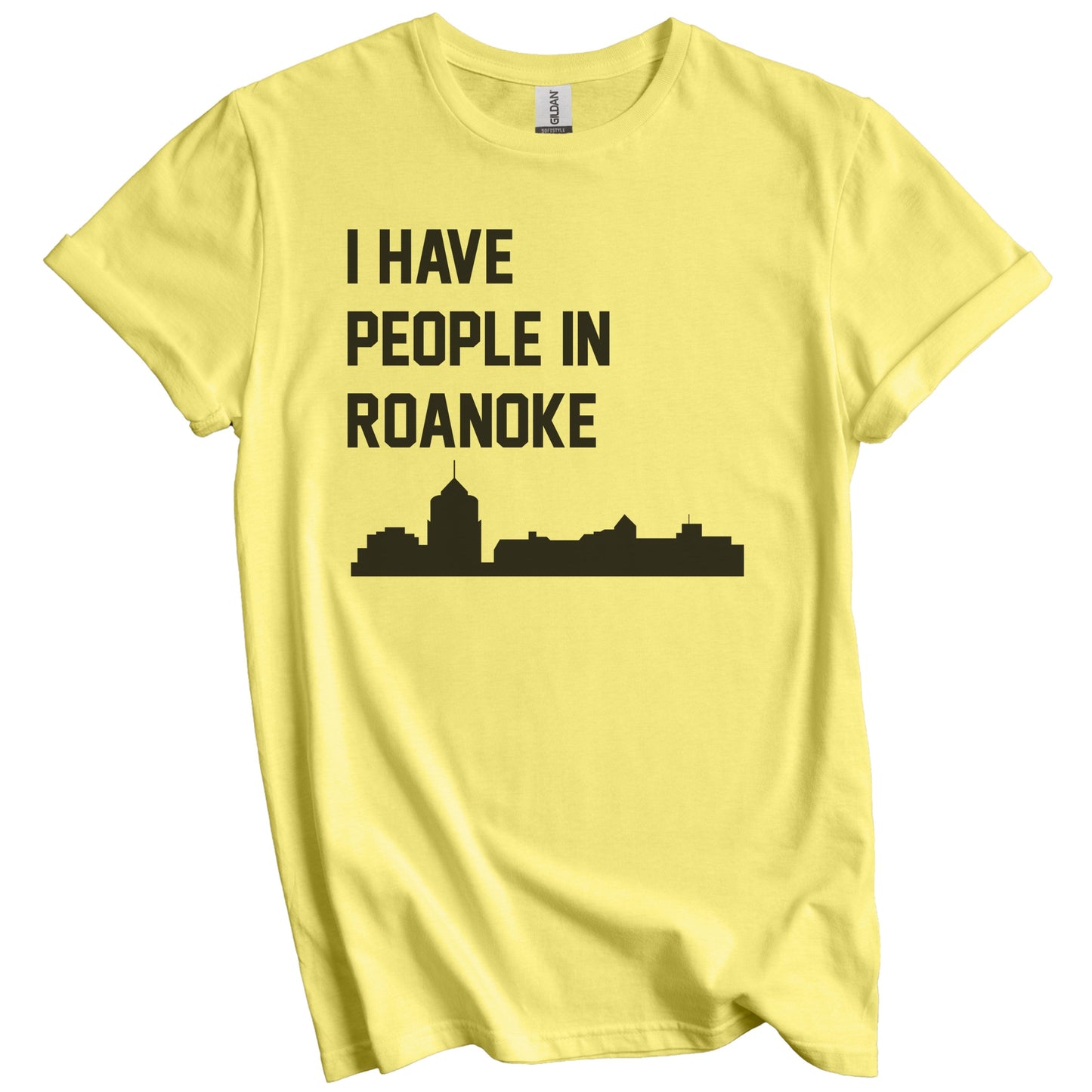 I Have People In Roanoke Virginia Skyline T-Shirt