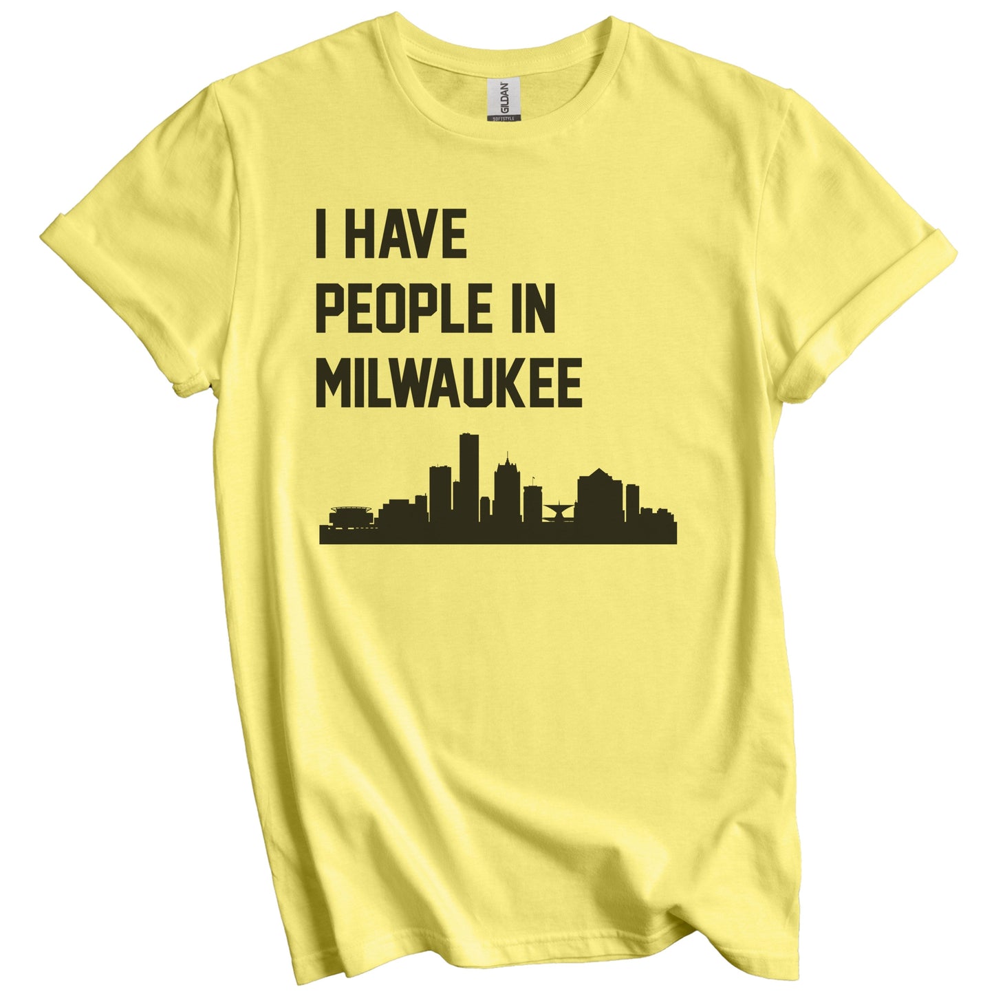 I Have People In Milwaukee Wisconsin Skyline T-Shirt