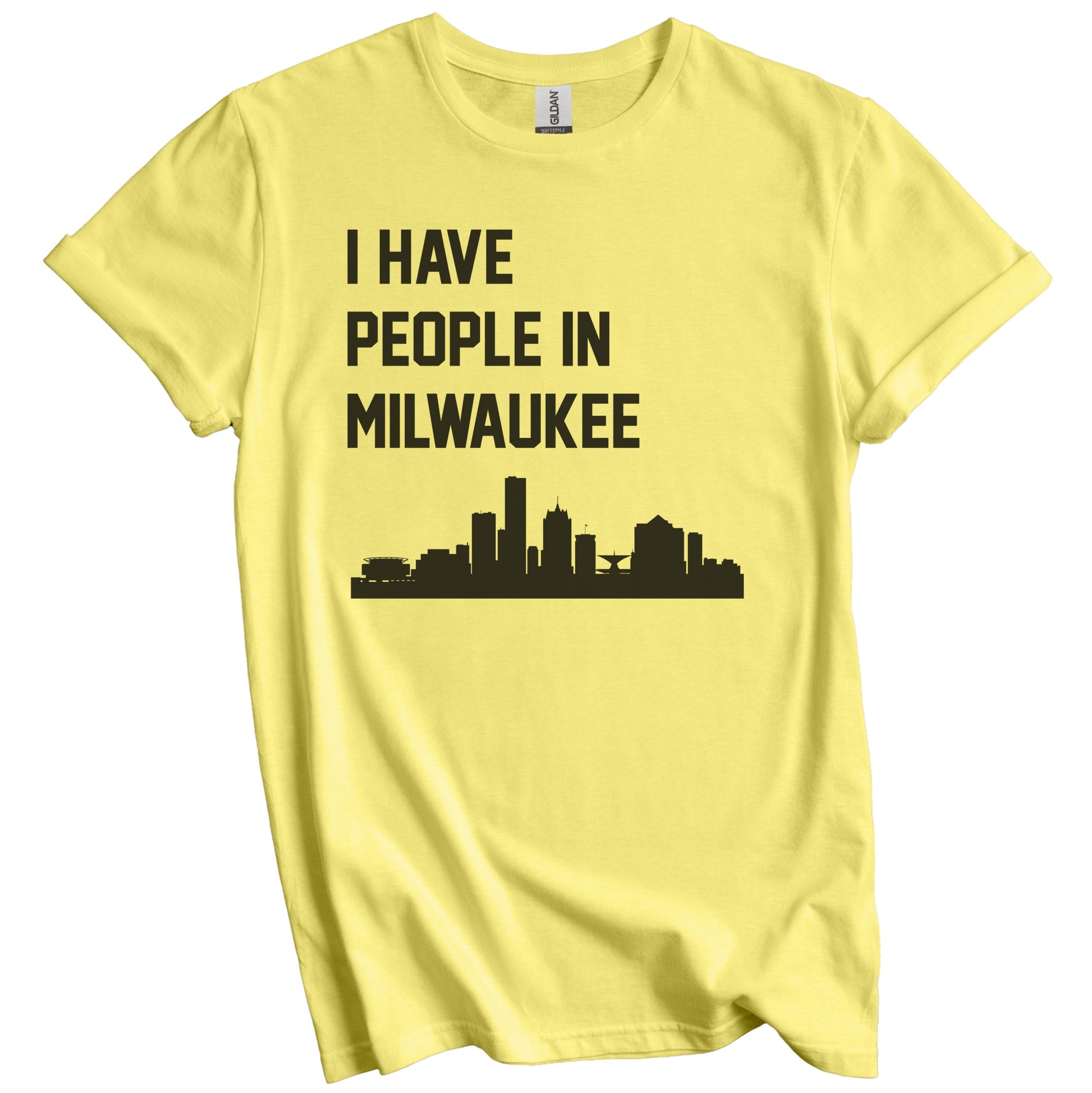I Have People In Milwaukee Wisconsin Skyline T-Shirt
