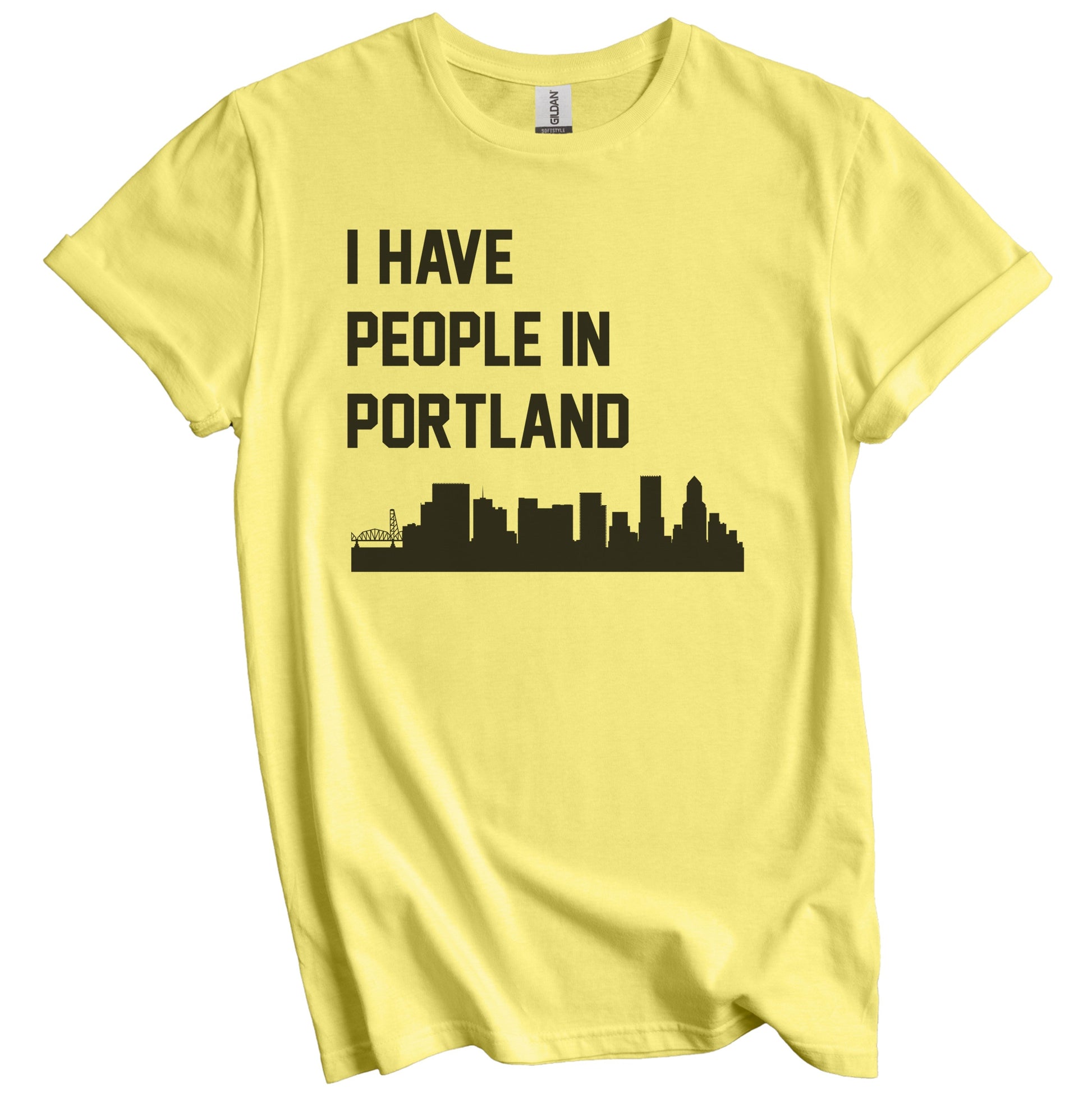 I Have People In Portland Oregon Skyline T-Shirt