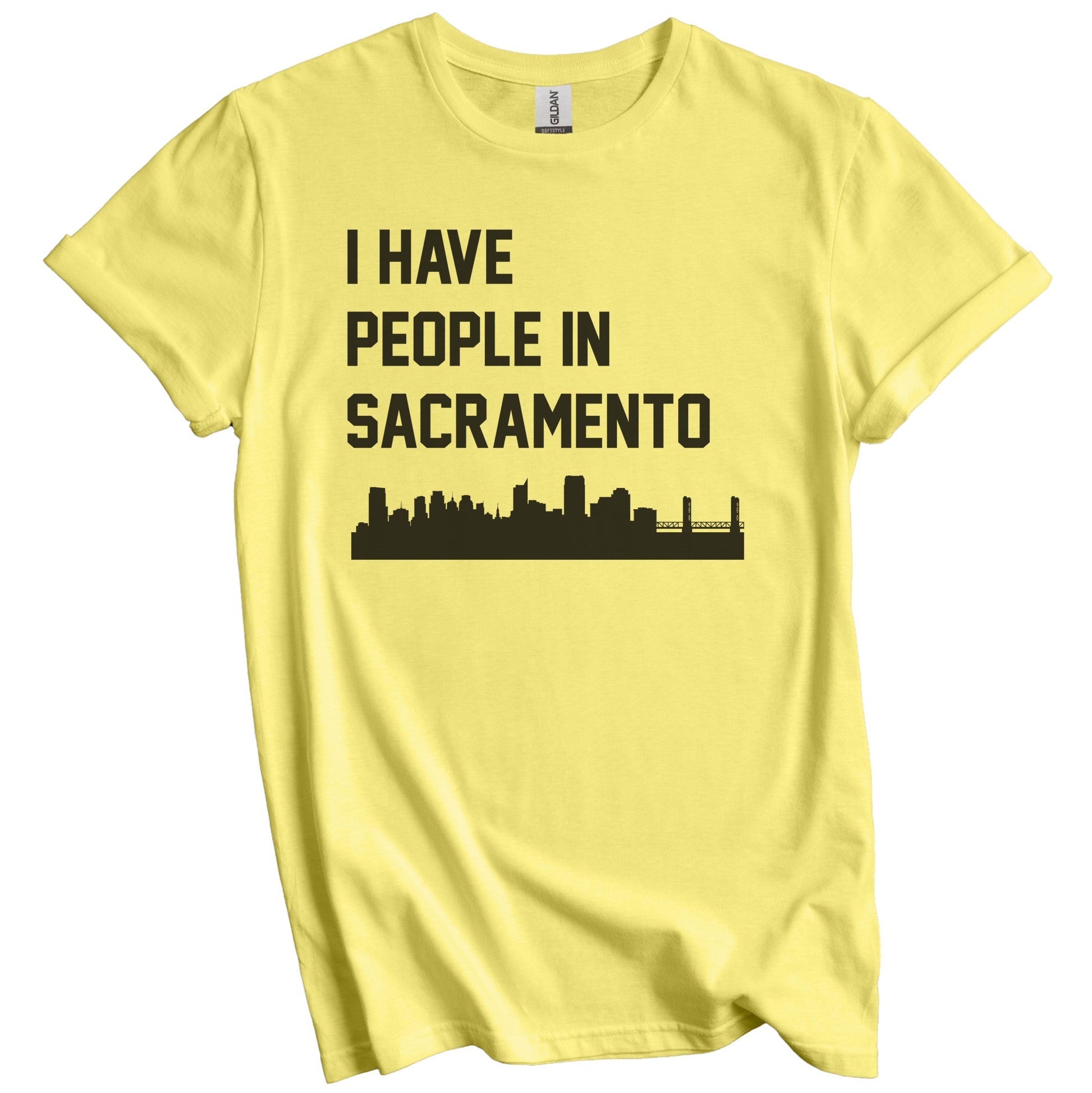 I Have People In Sacramento California Skyline T-Shirt